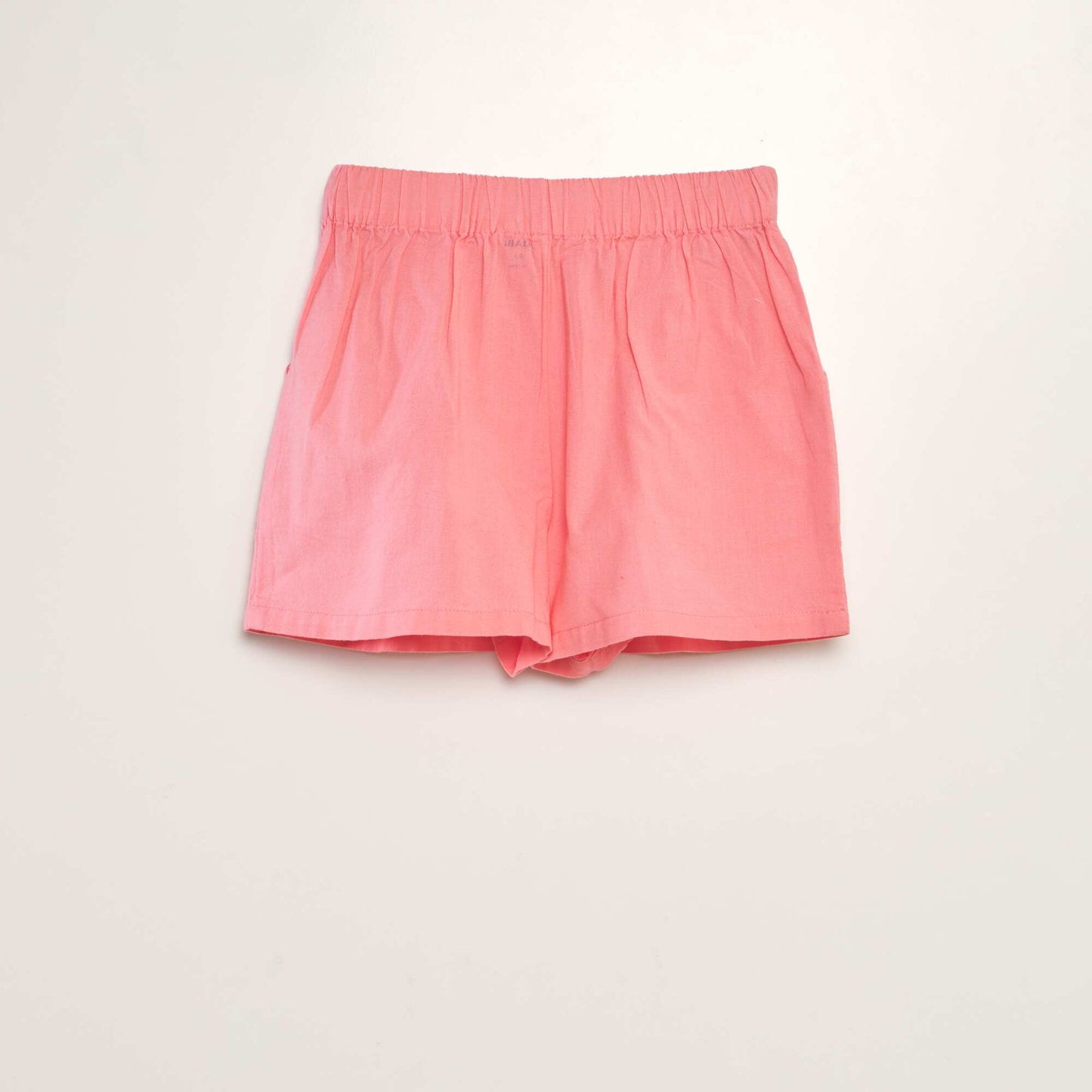 شورت قطني وكتاني بسيط PINK