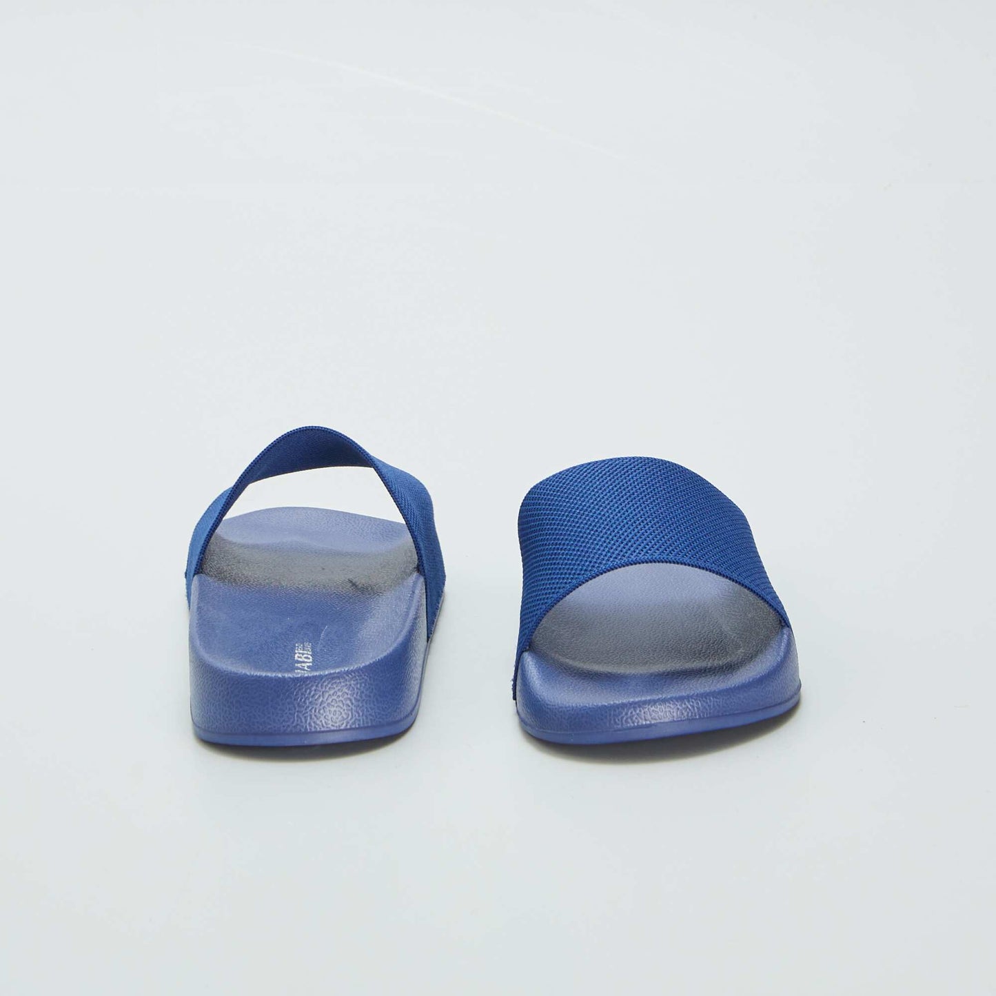 Plain pool sliders BLUE