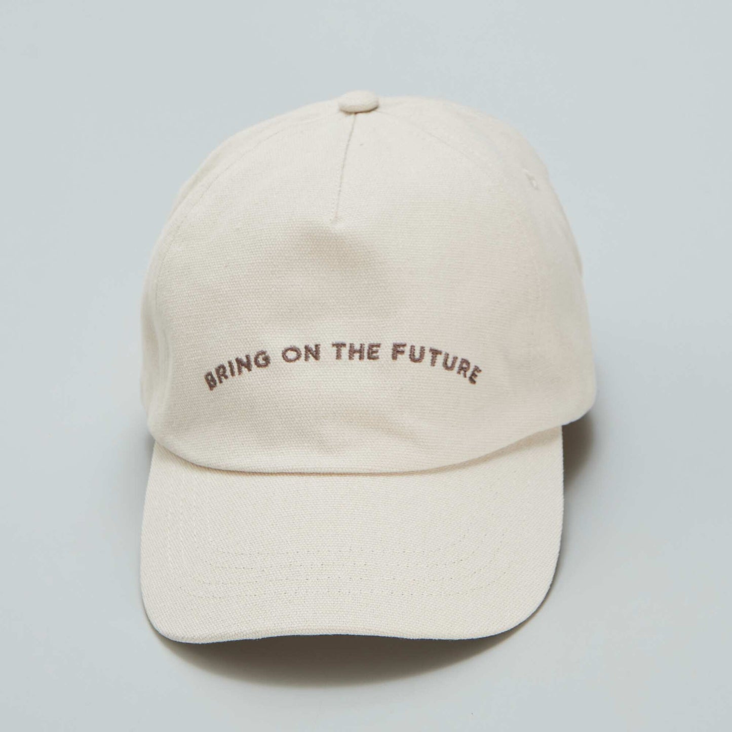 'Bring on the future' cap BEIGE