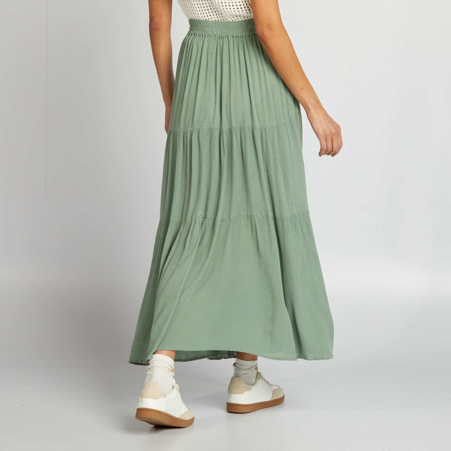 Flared skirt GREEN