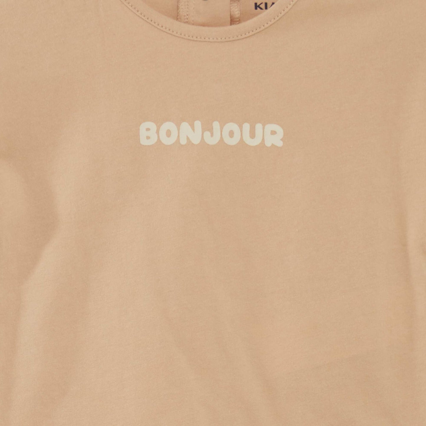 T-shirt + paperbag trousers set BEIGE