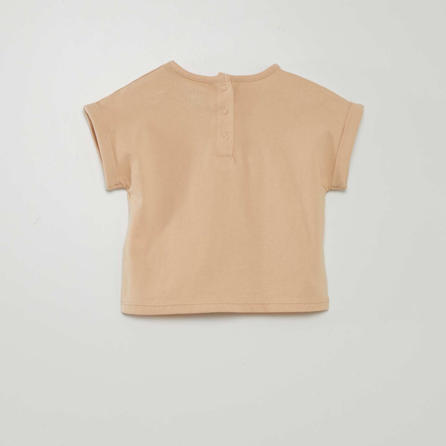 T-shirt + paperbag trousers set BEIGE