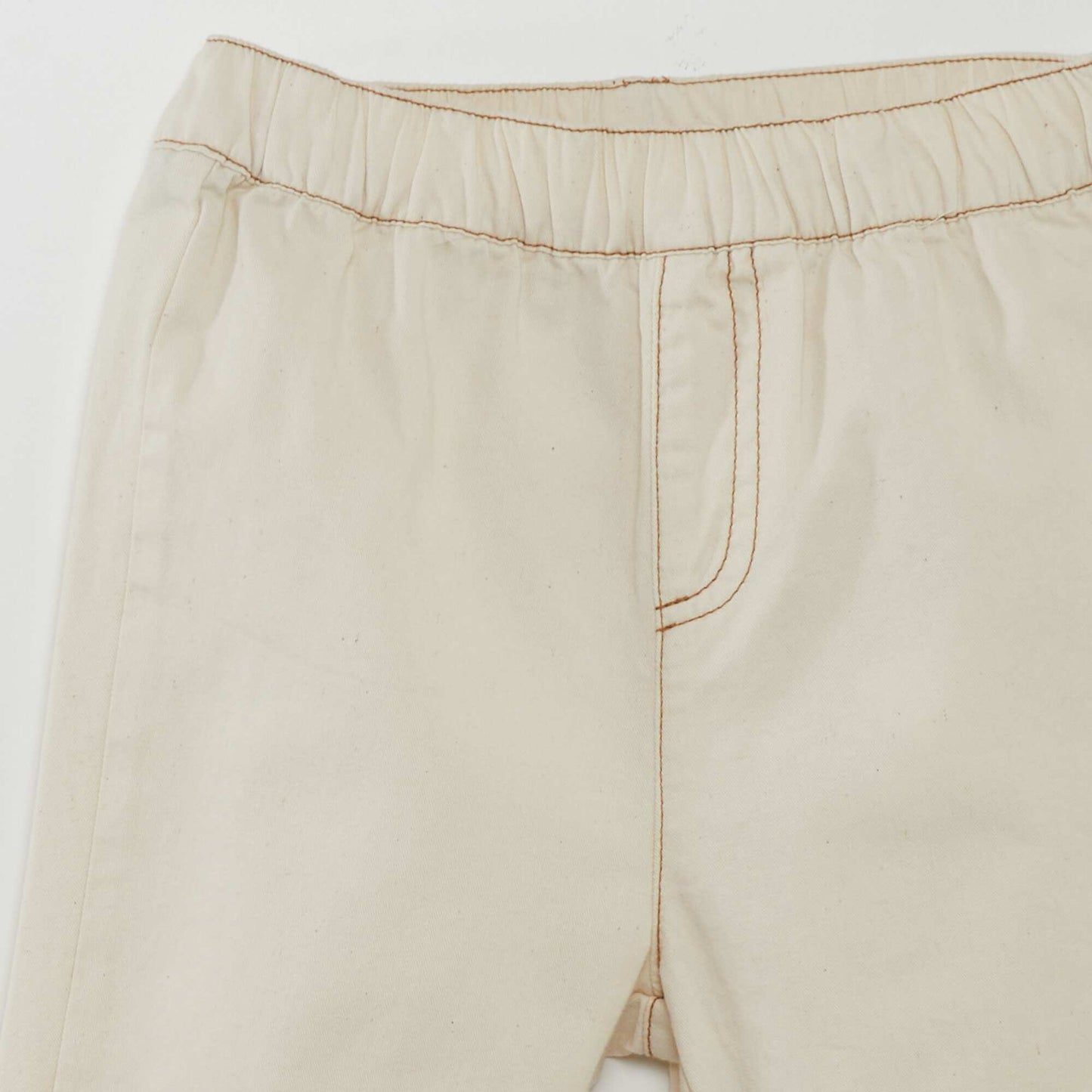 T-shirt + paperbag trousers set BEIGE