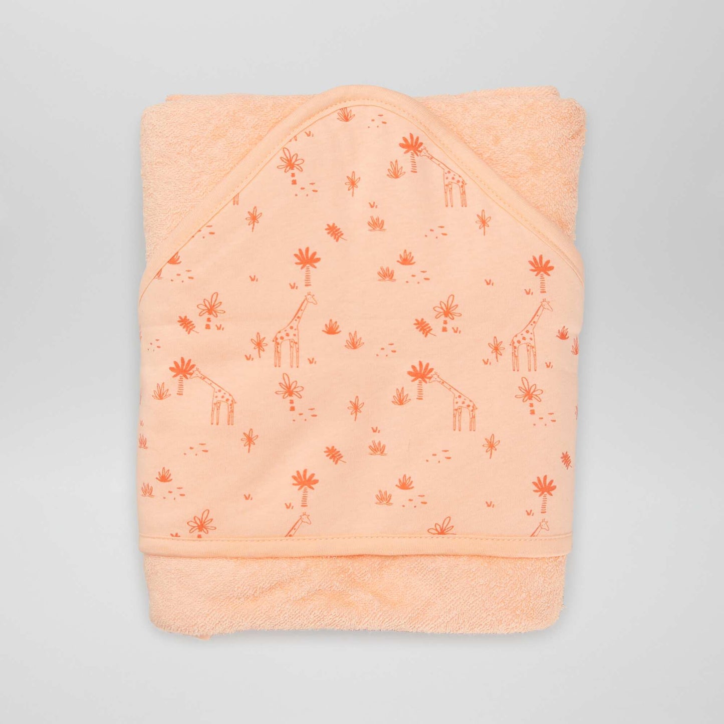 Hooded bath towel ORANGE