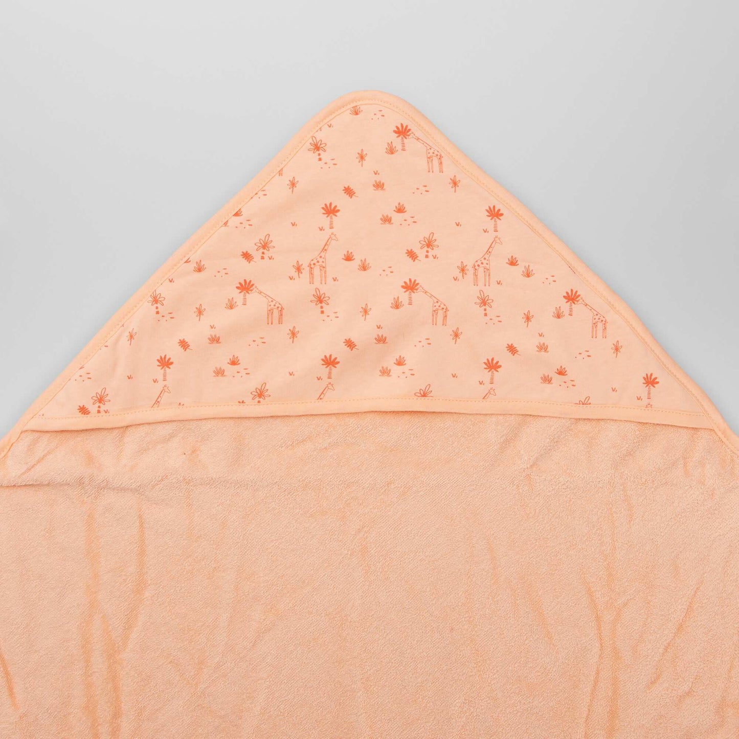 Hooded bath towel ORANGE