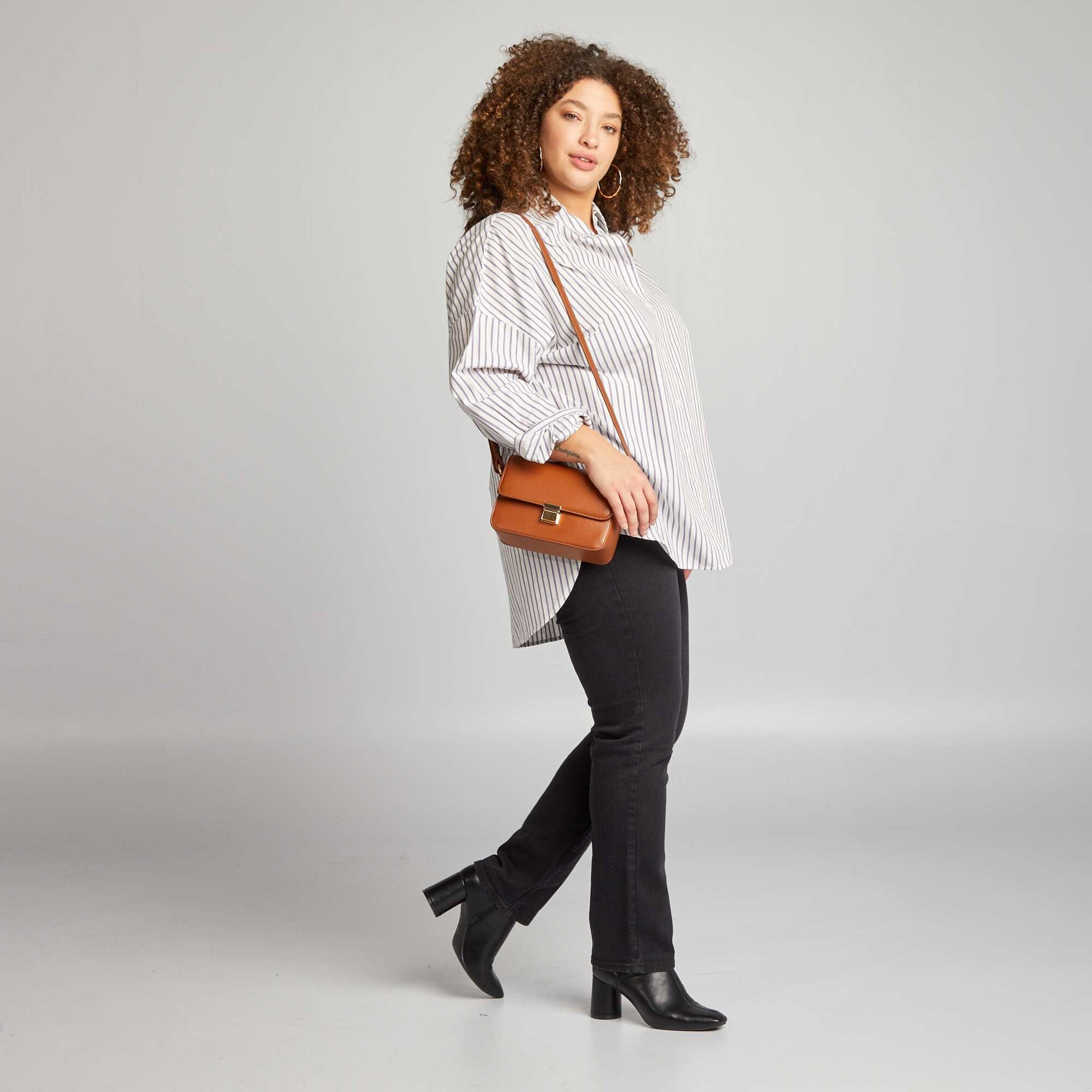 Loose-fit shirt WHITE