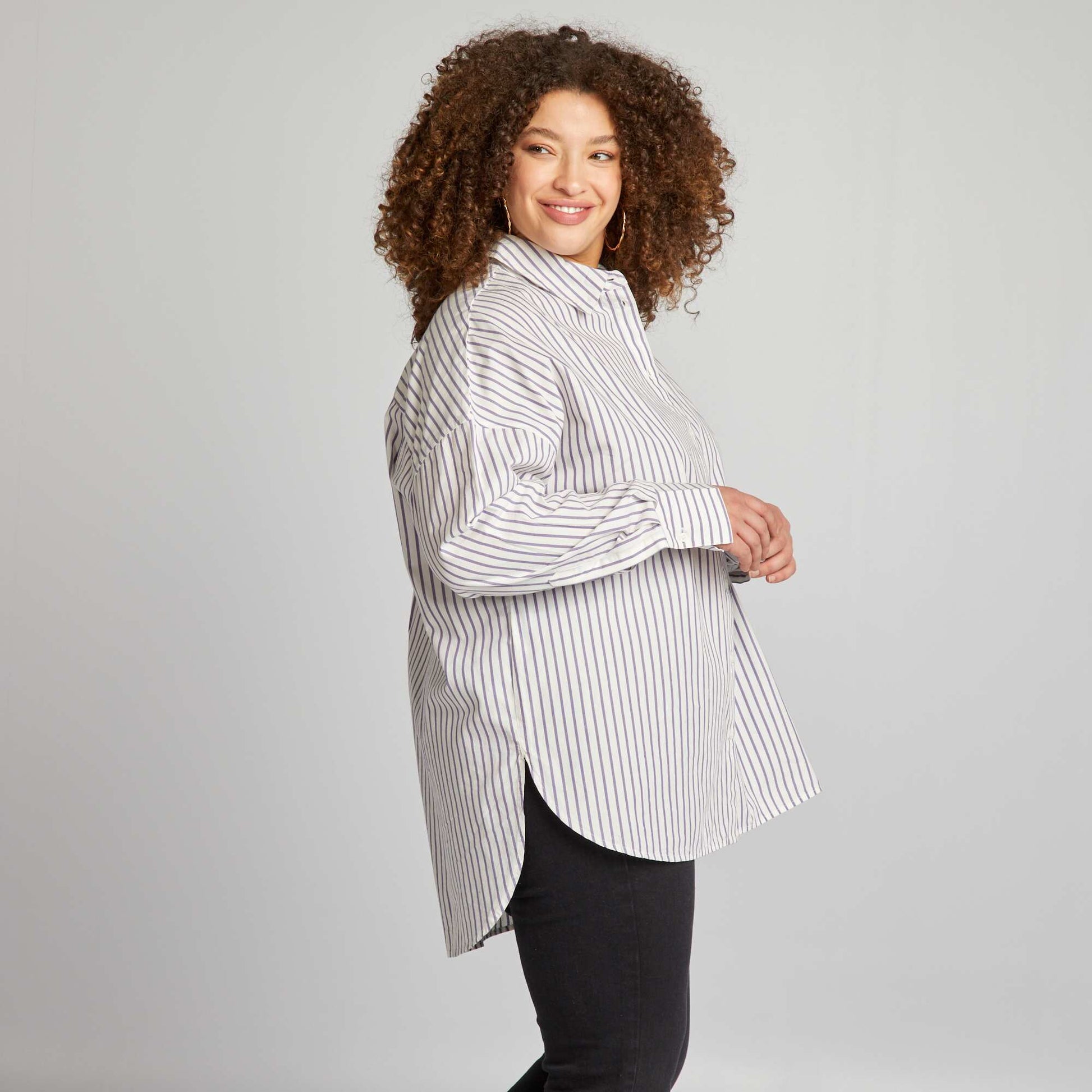 Loose-fit shirt WHITE