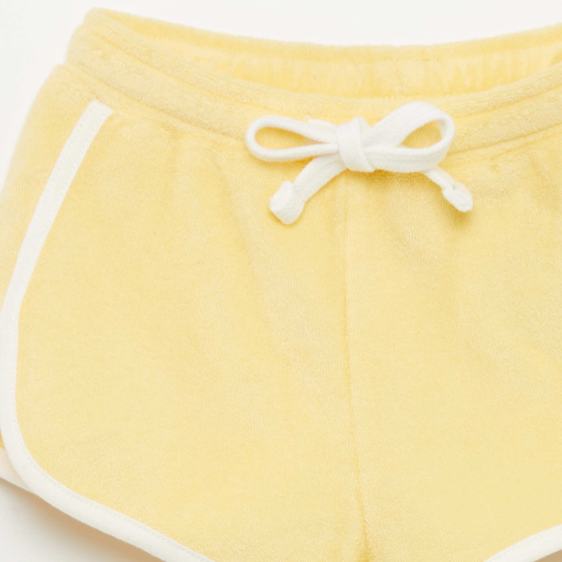 Terrycloth shorts YELLOW