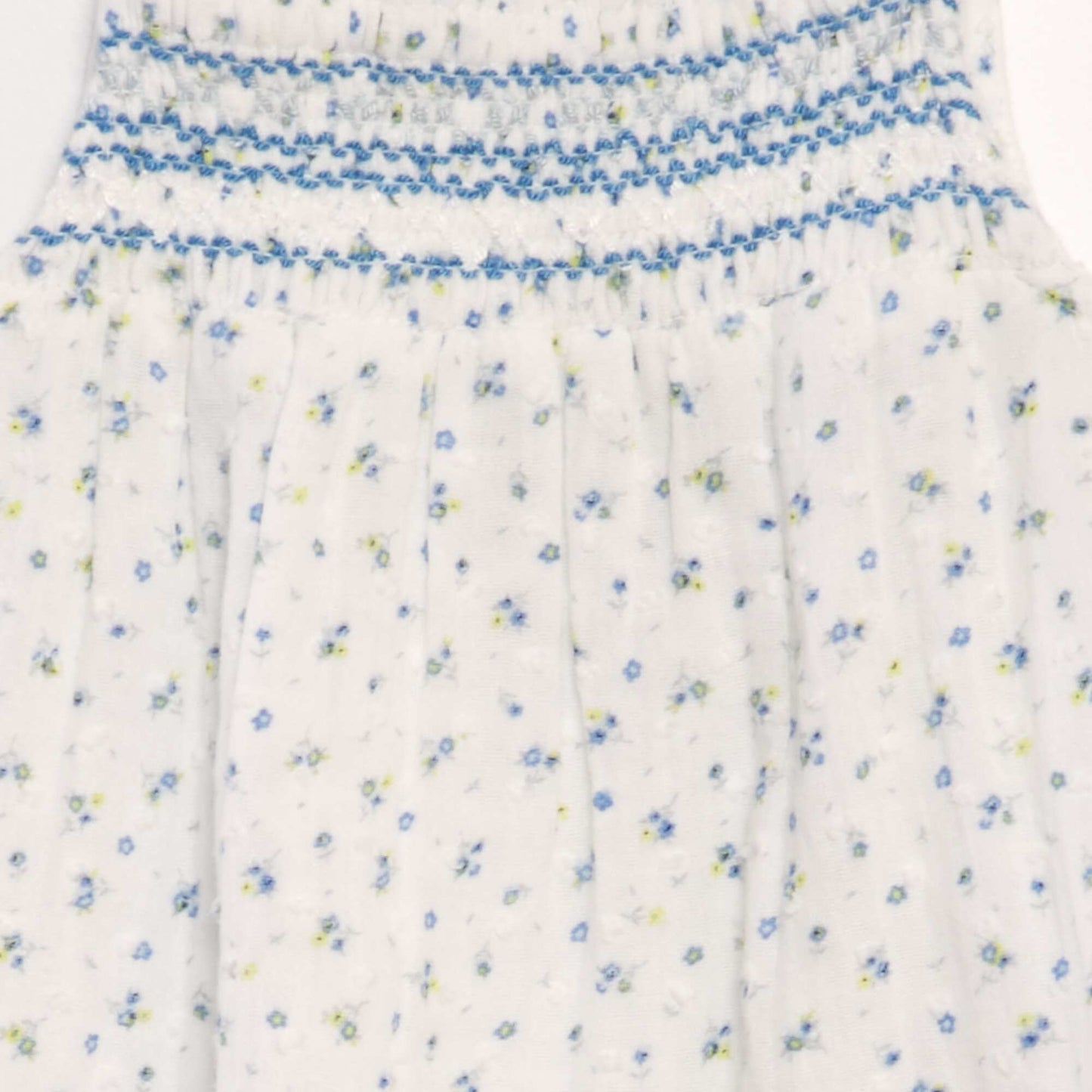Dotted cotton dress + briefs - Two-piece set YELLOW