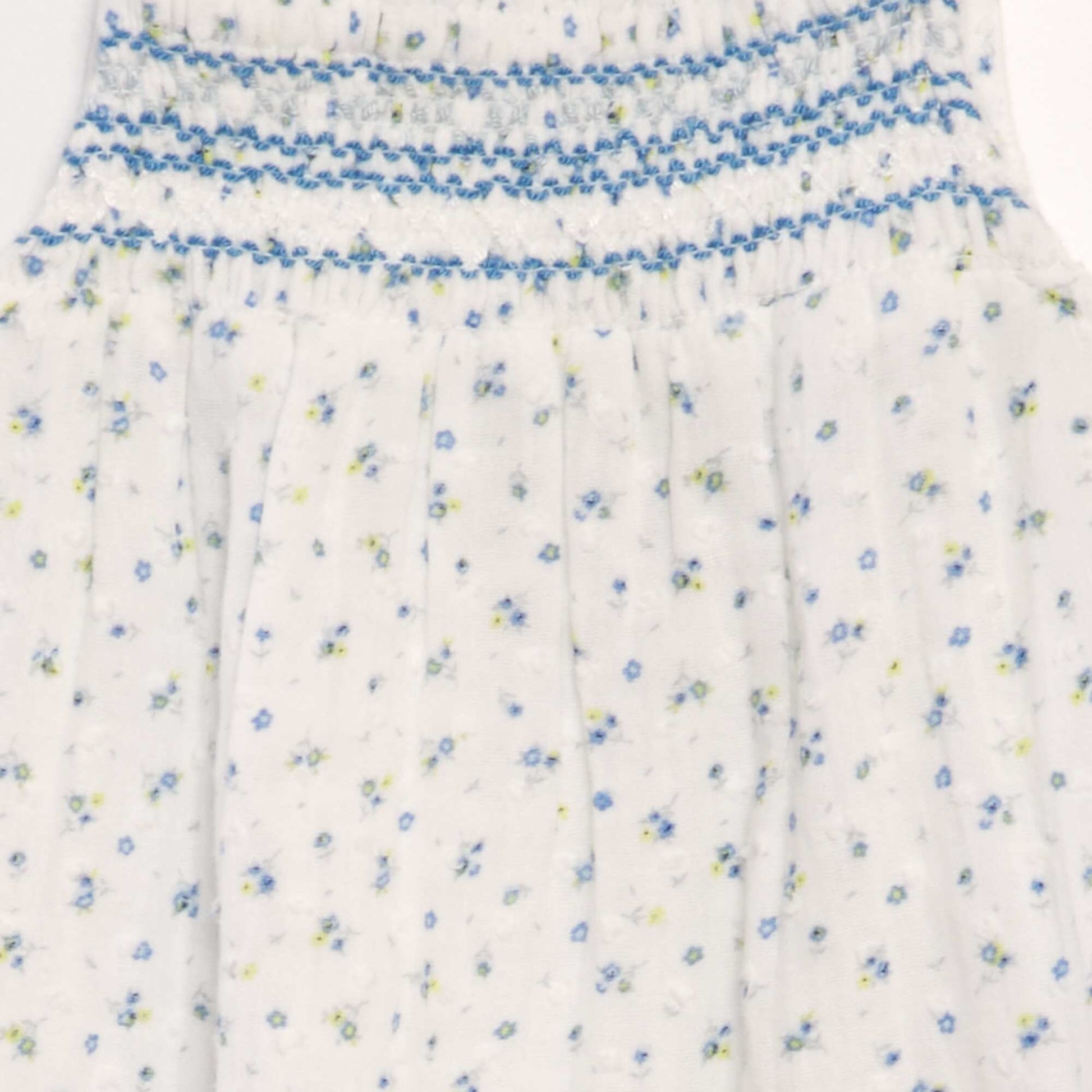 Dotted cotton dress + briefs - Two-piece set YELLOW