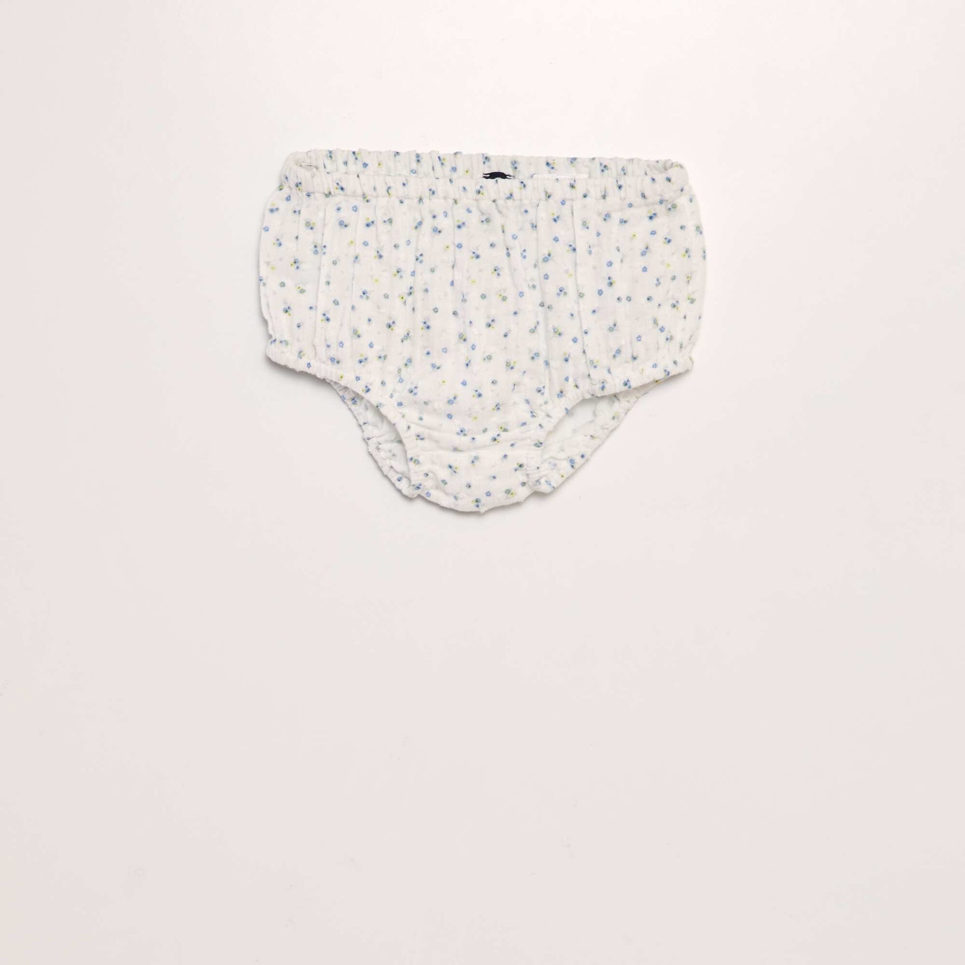 Dotted cotton dress + briefs - Two-piece set YELLOW