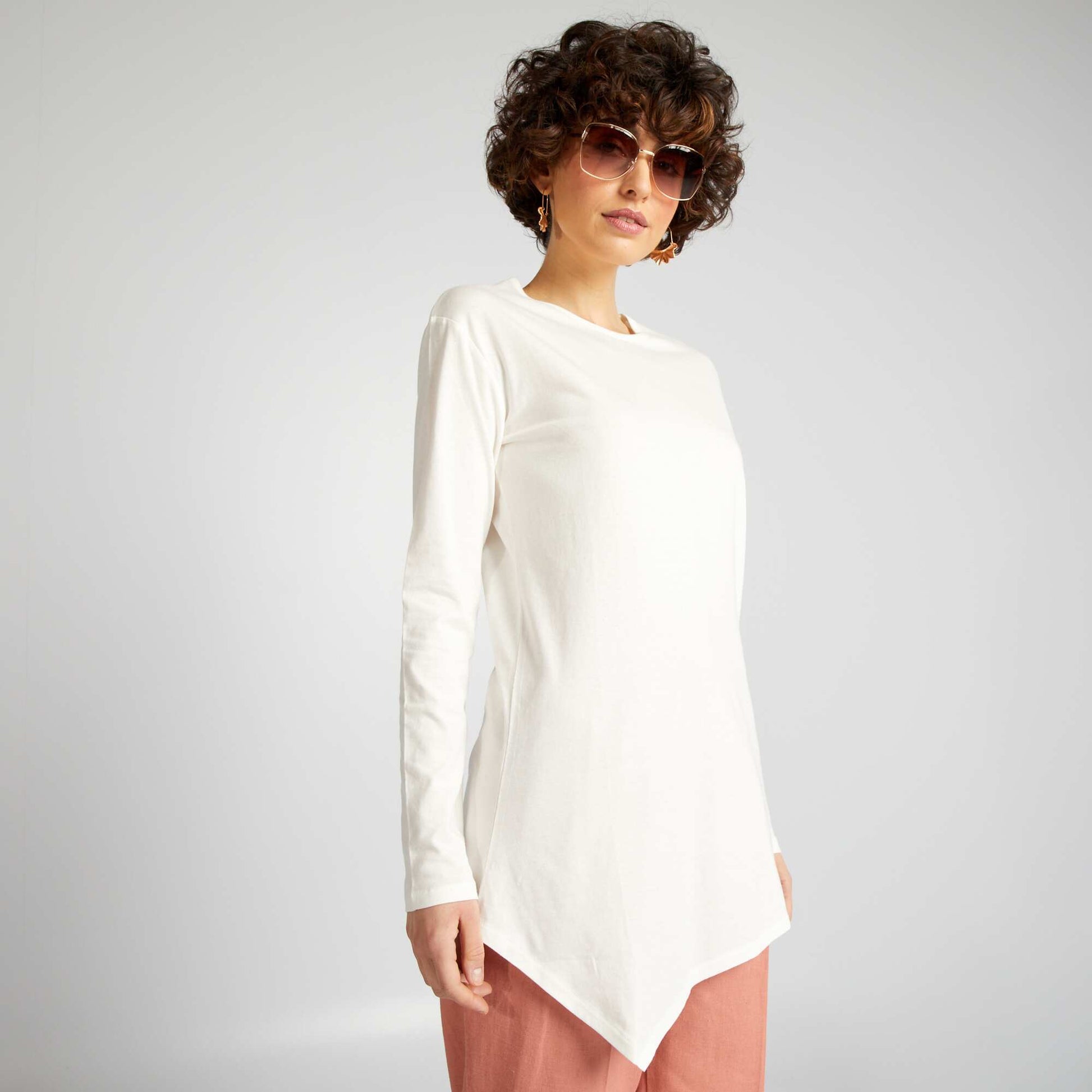 Long T-shirt BEIGE