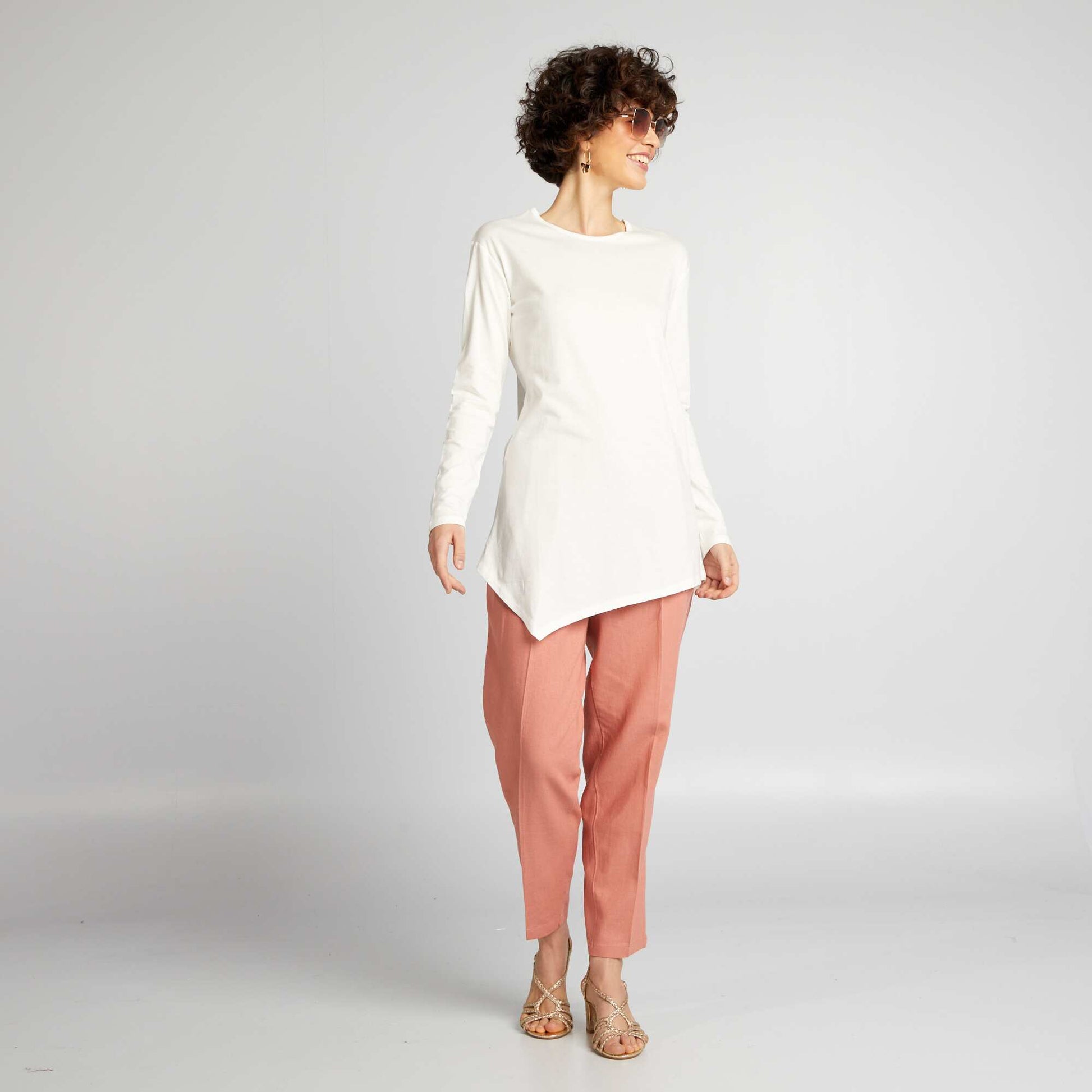 Long T-shirt BEIGE