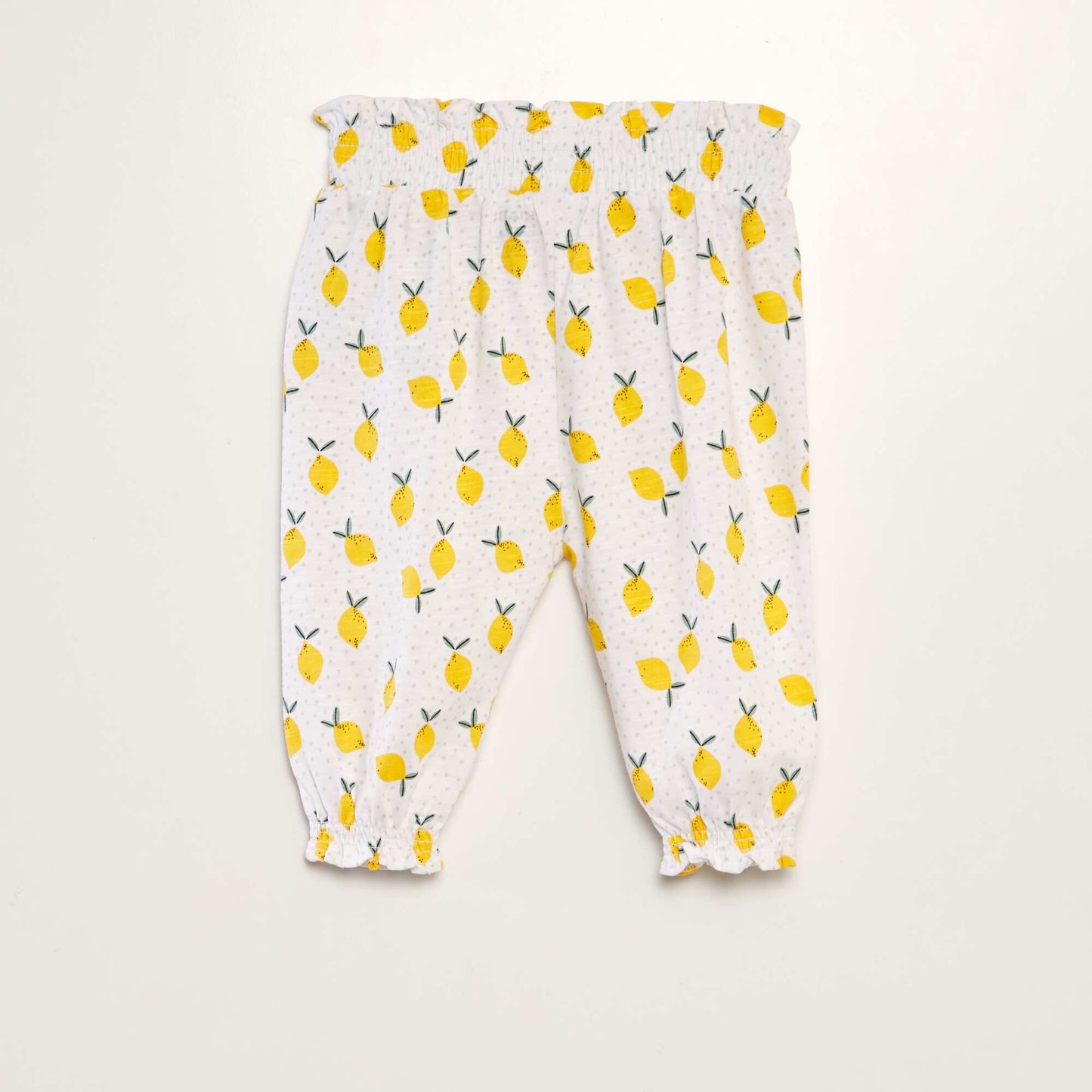 Harem-style trousers WHITE