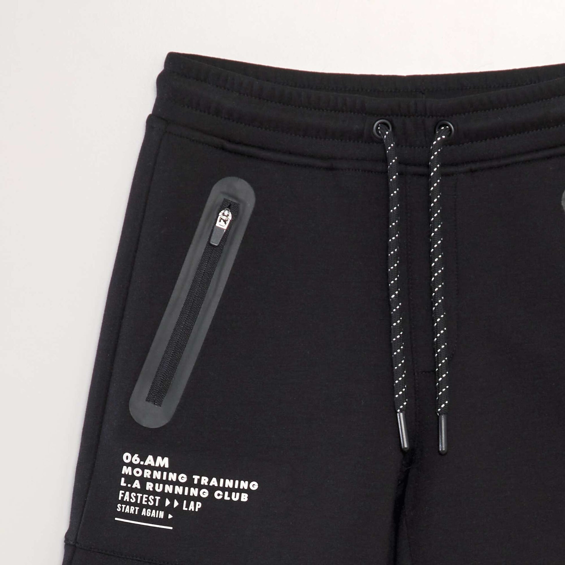 Neoprene shorts BLACK