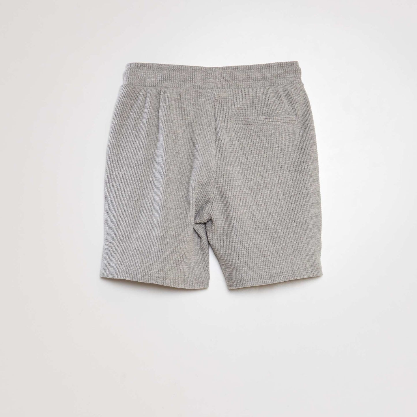 Honeycomb knit shorts GREY