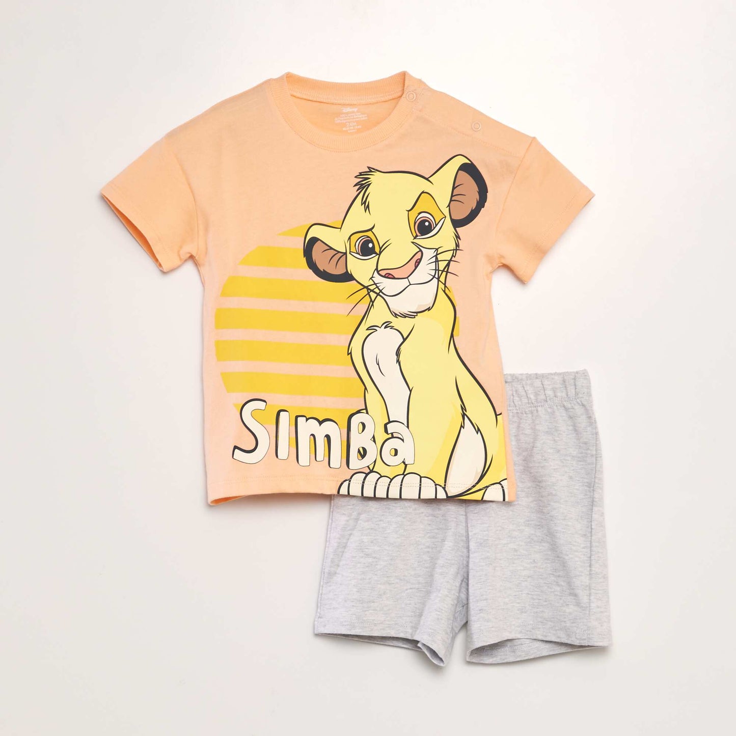 طقم بيجامة "Simba" - طقم من قطعتين برتقالي