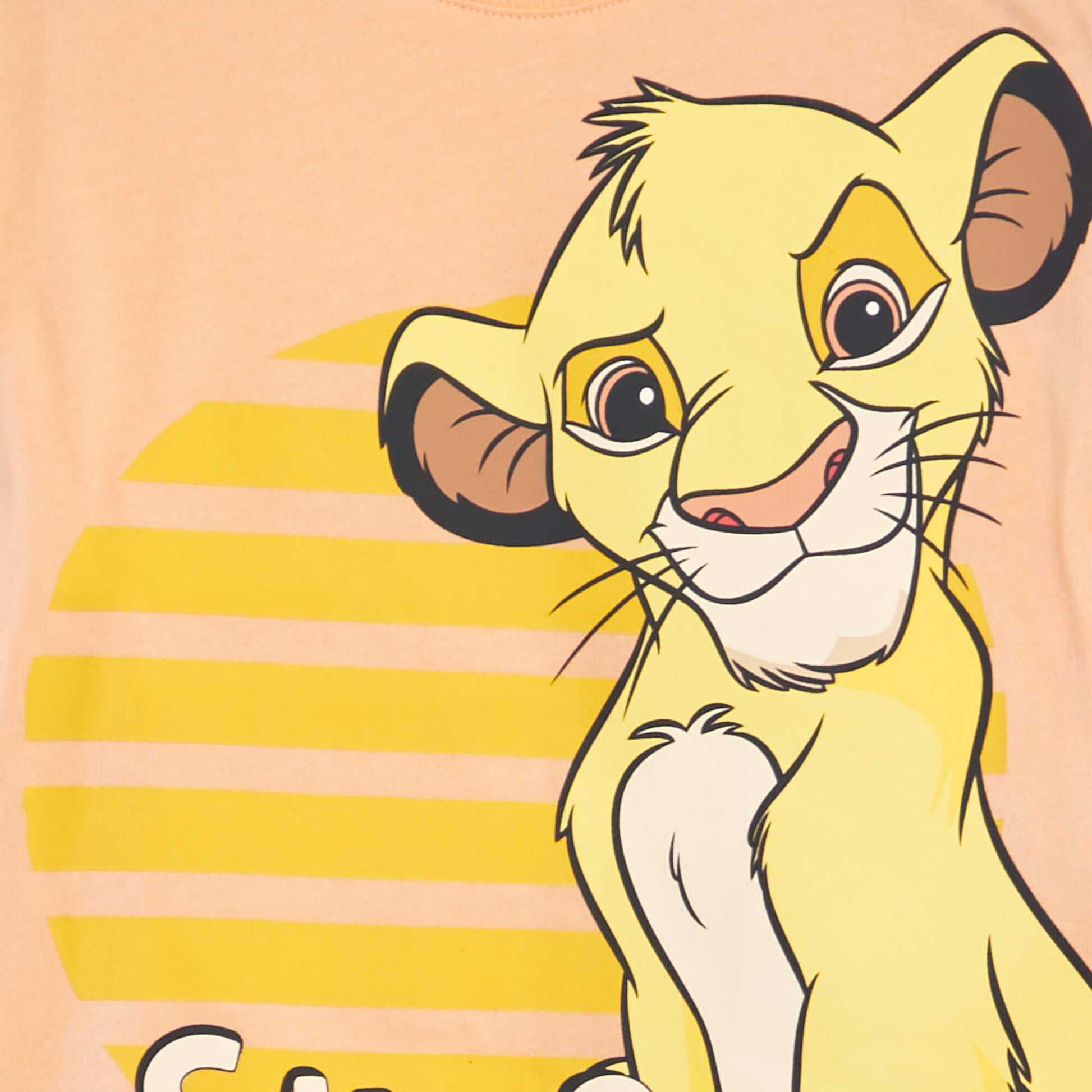 طقم بيجامة "Simba" - طقم من قطعتين برتقالي