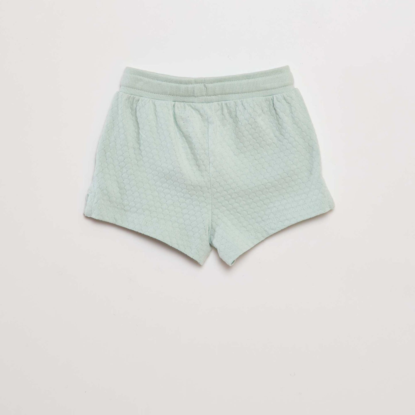 Quilted jersey shorts BLUE