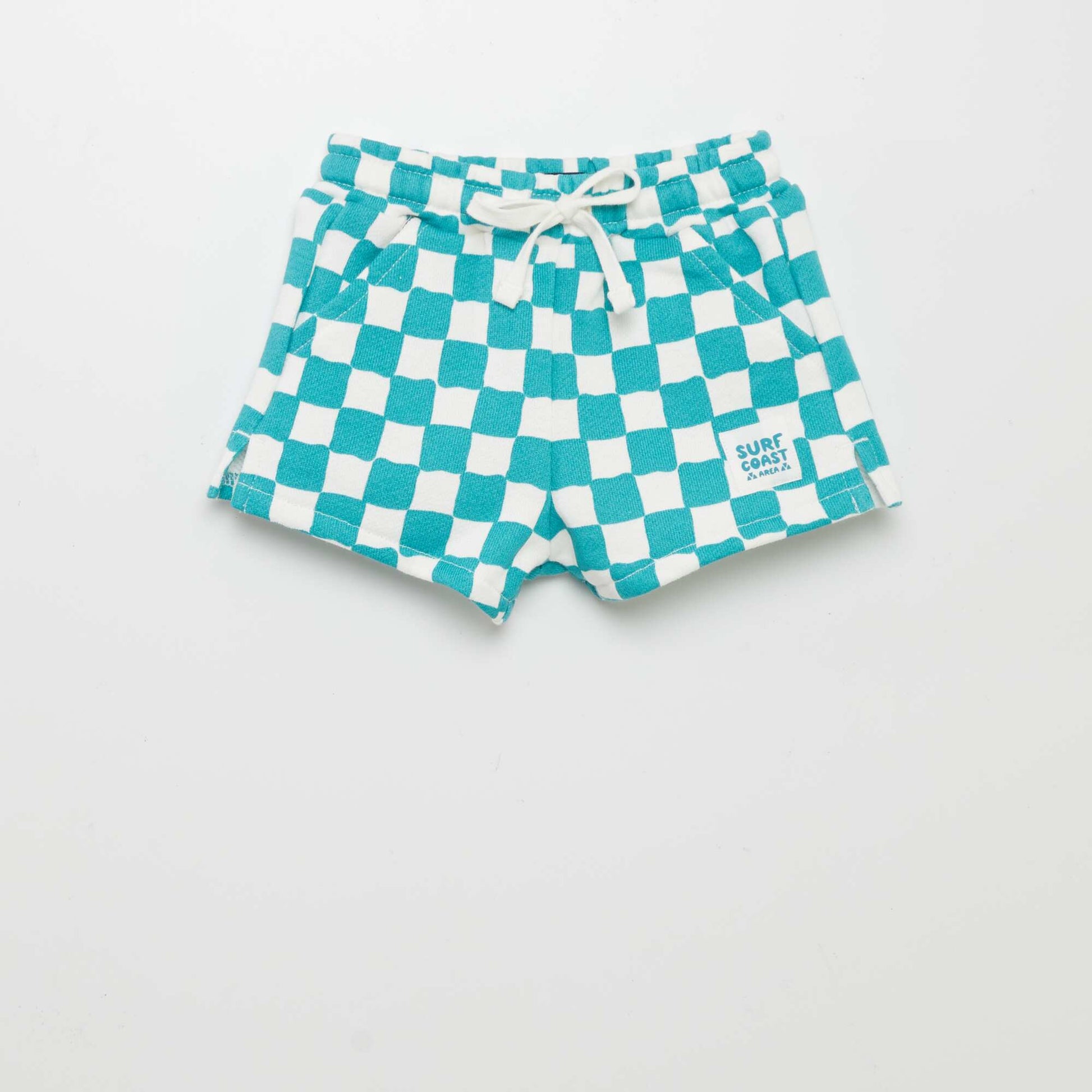 Checked shorts BLUE
