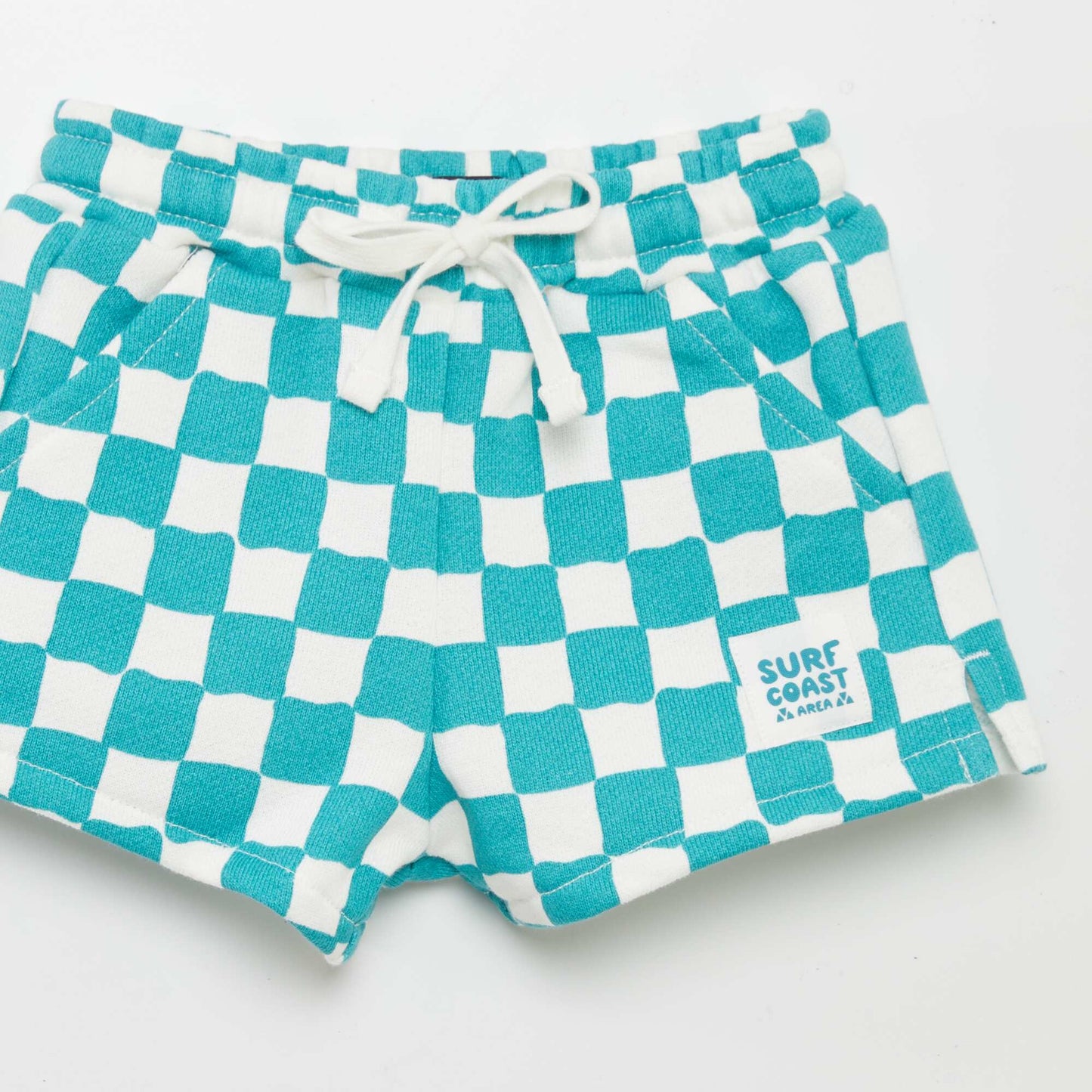 Checked shorts BLUE