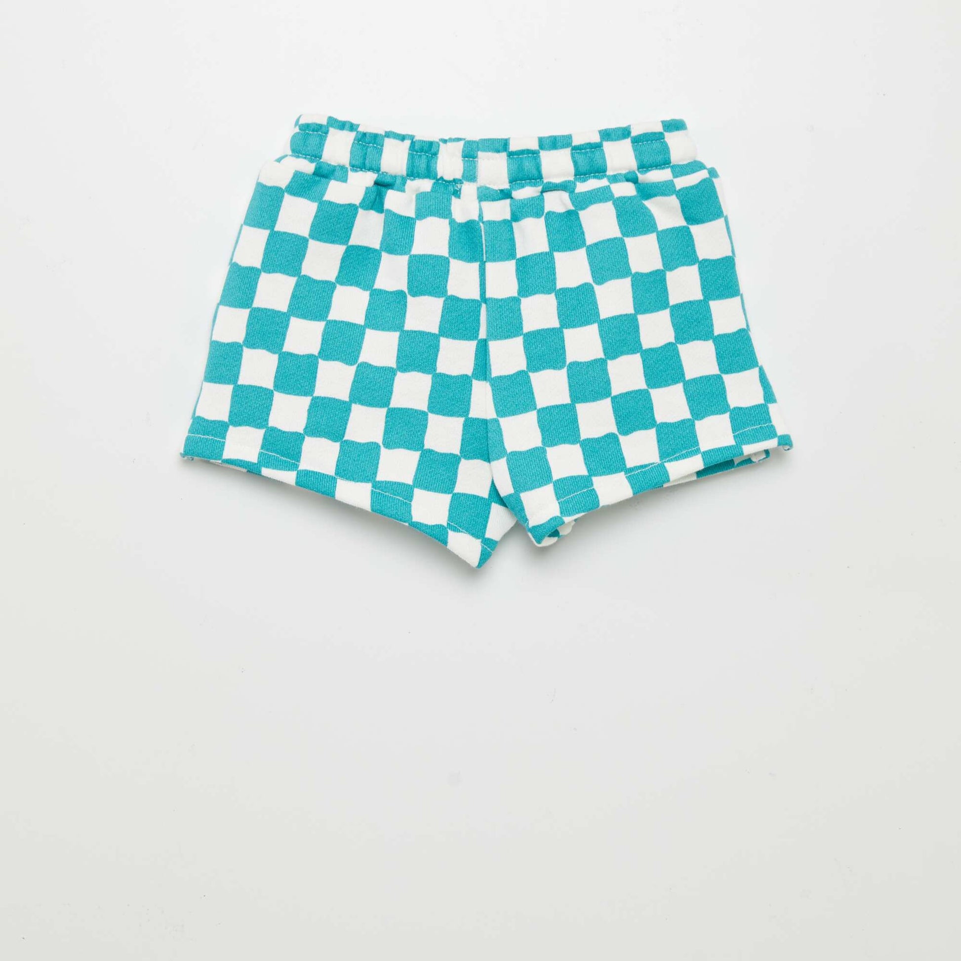 Checked shorts BLUE