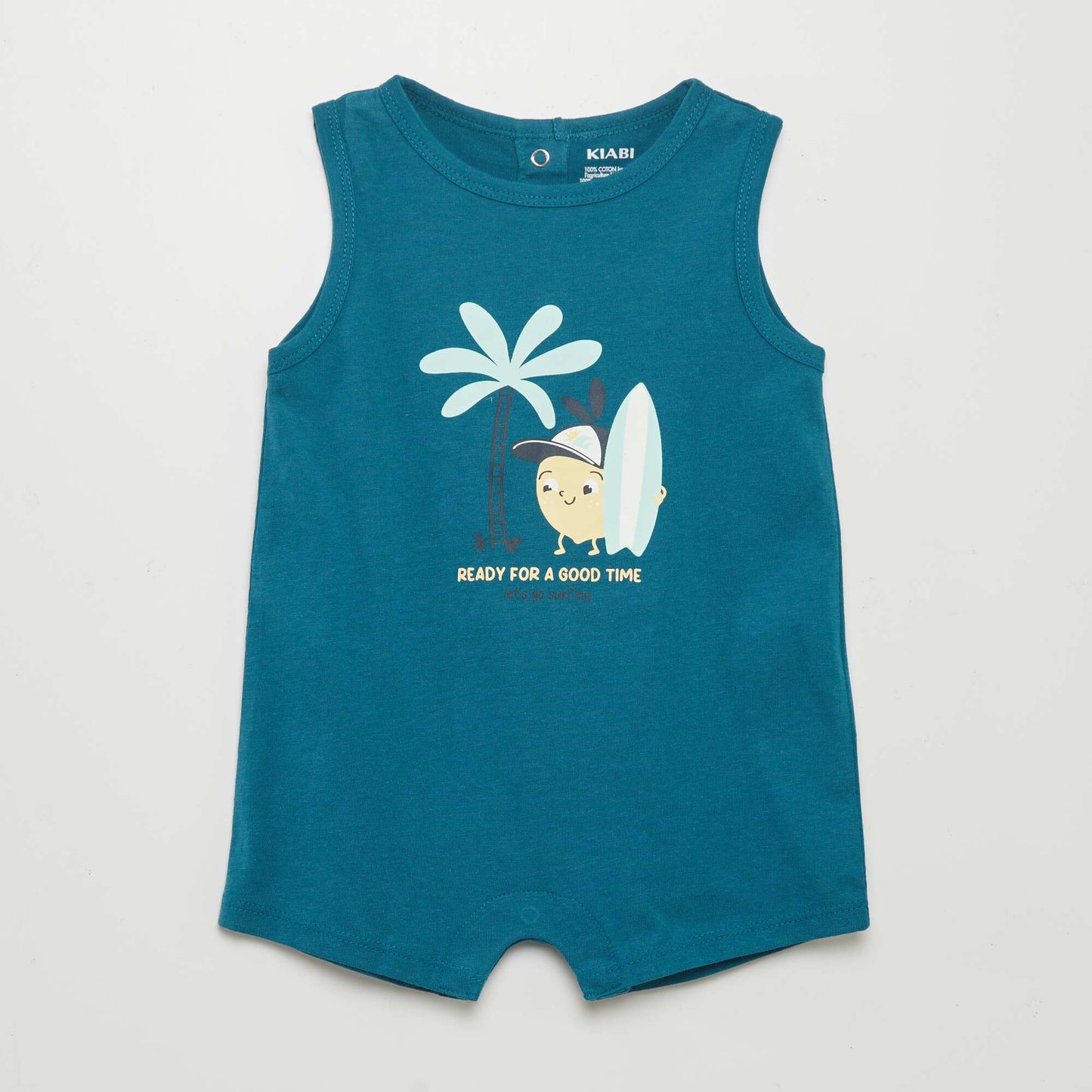Pack of 2 short rompers BLUE