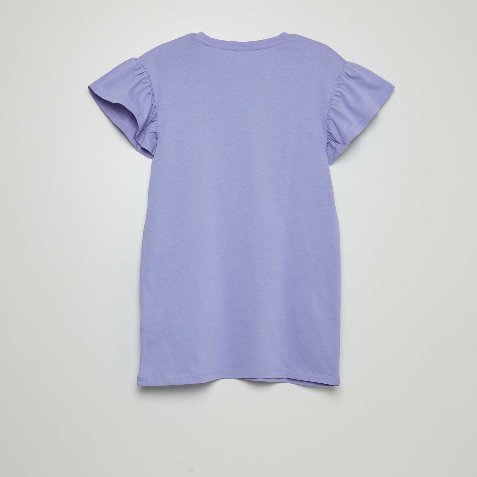 Tie-dye T-shirt dress BLUE