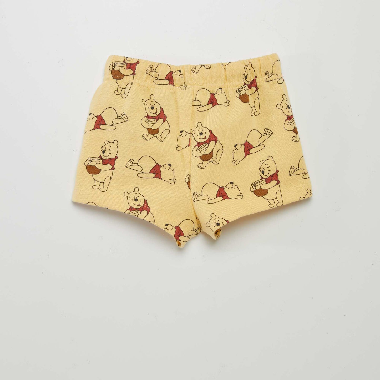 'Stitch' cotton shorts YELLOW