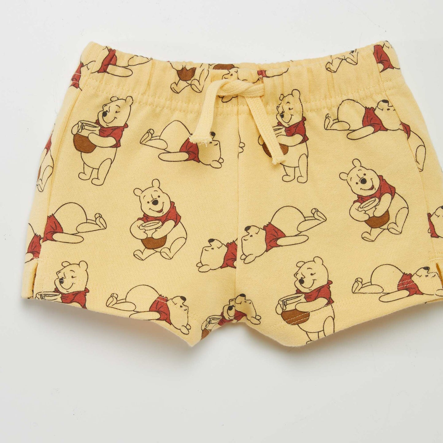 'Stitch' cotton shorts YELLOW