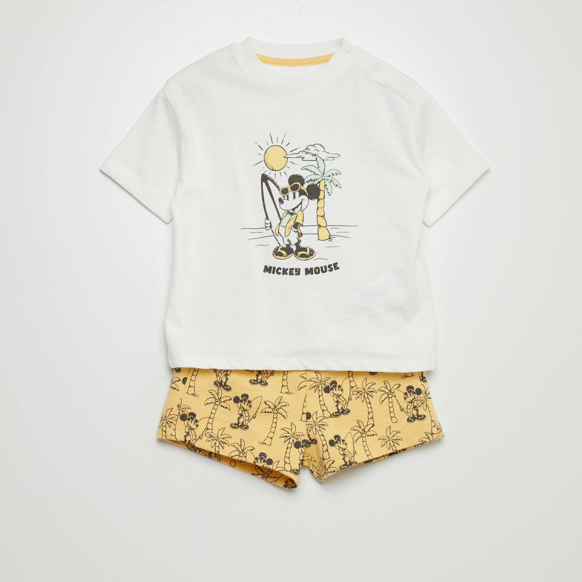 Disney T-shirt and shorts set - 2-piece set WHITE
