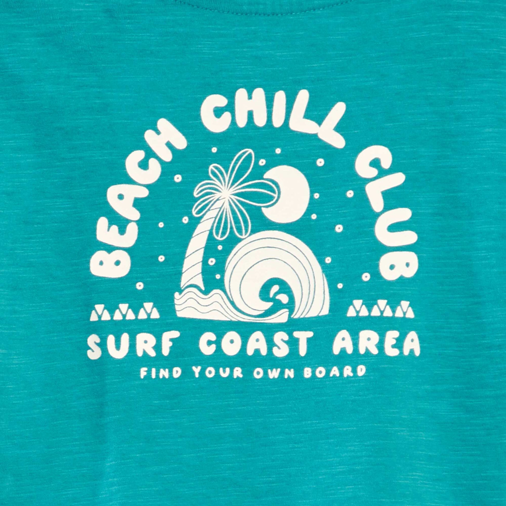 Short-sleeved surf T-shirt BLUE