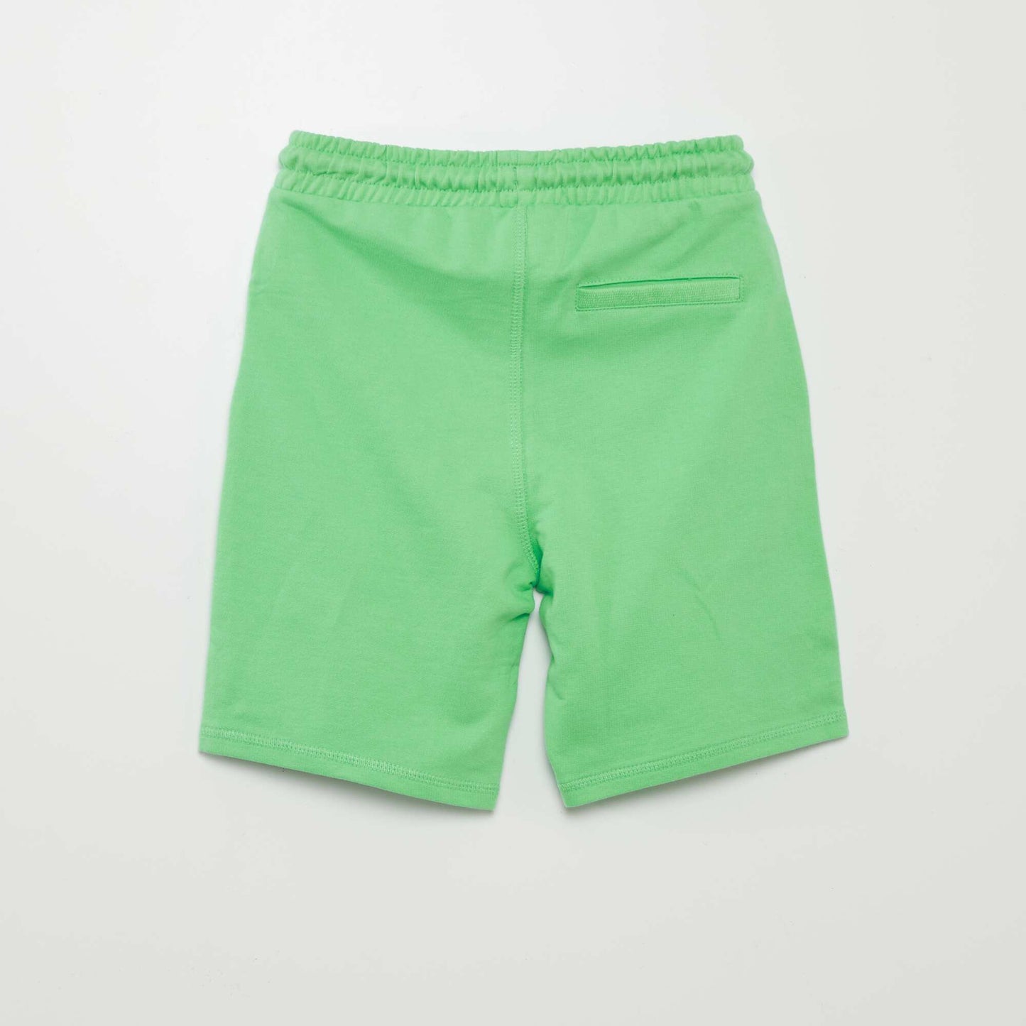 Sweatshirt fabric shorts GREEN