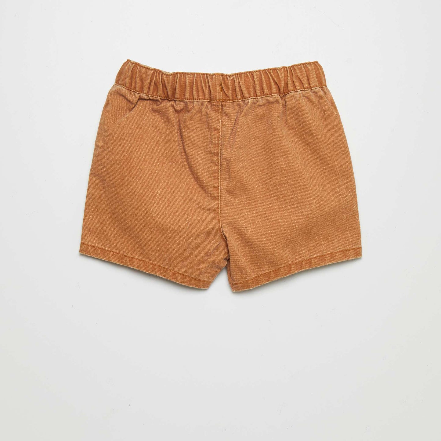 Colourful denim shorts ORANGE
