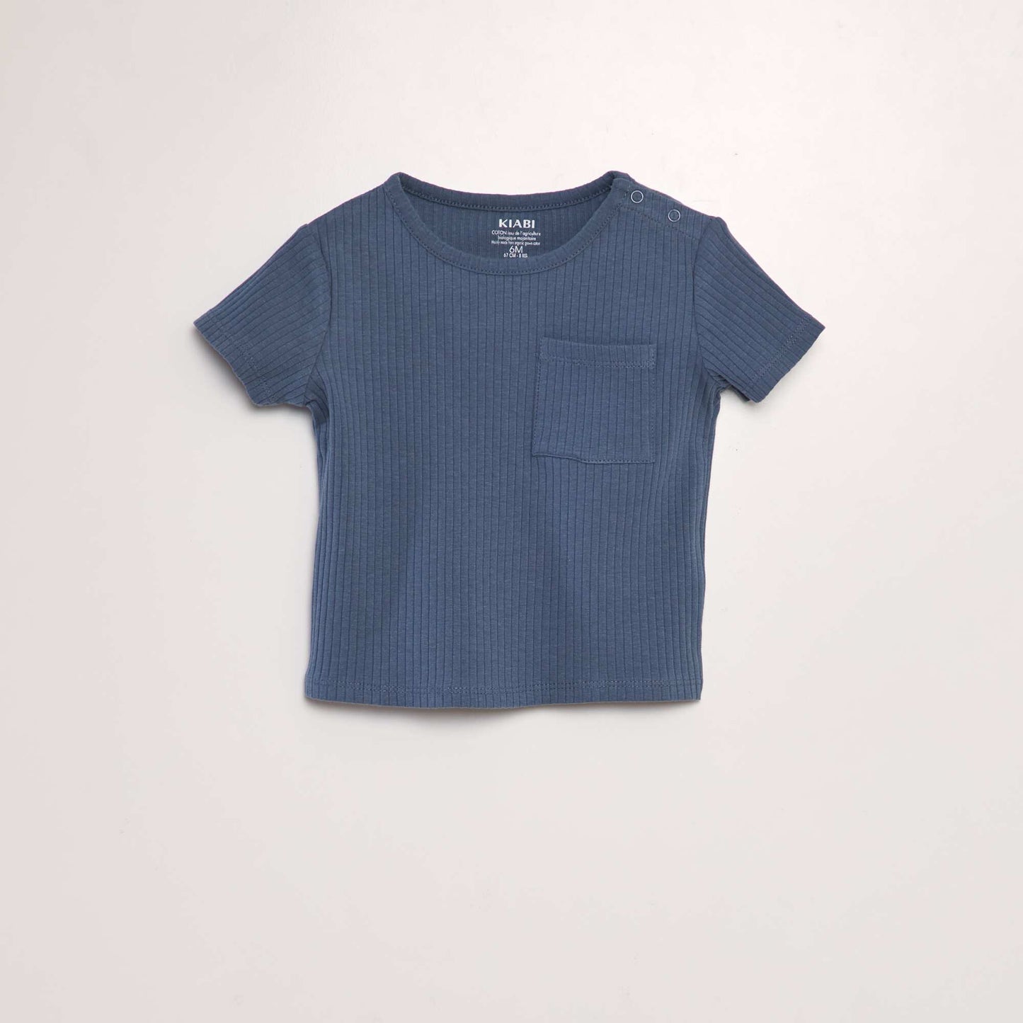 Pack of 2 plain T-shirts BLUE