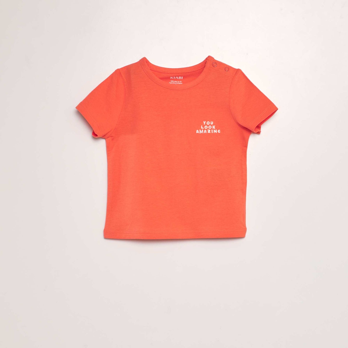 Pack of 2 plain T-shirts RED