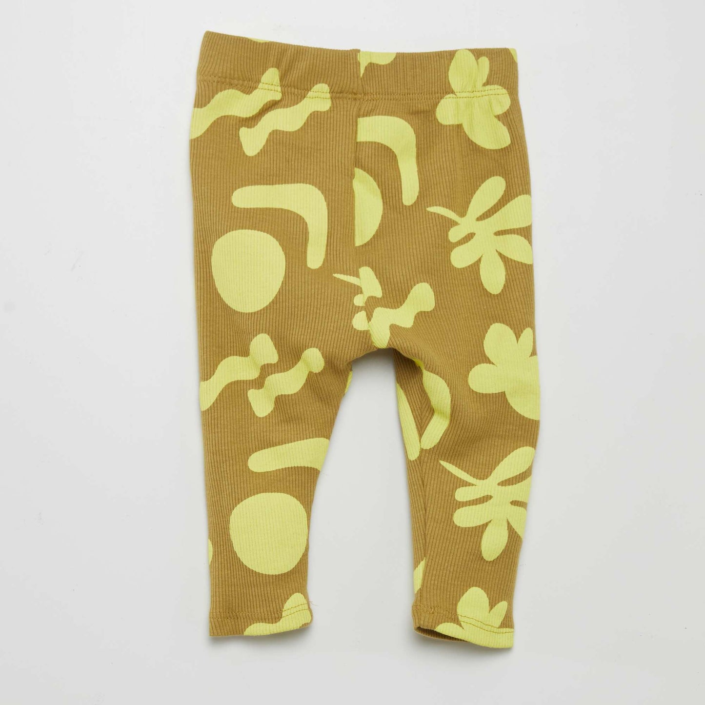 Ribbed leggings - Grafik Edition GREEN