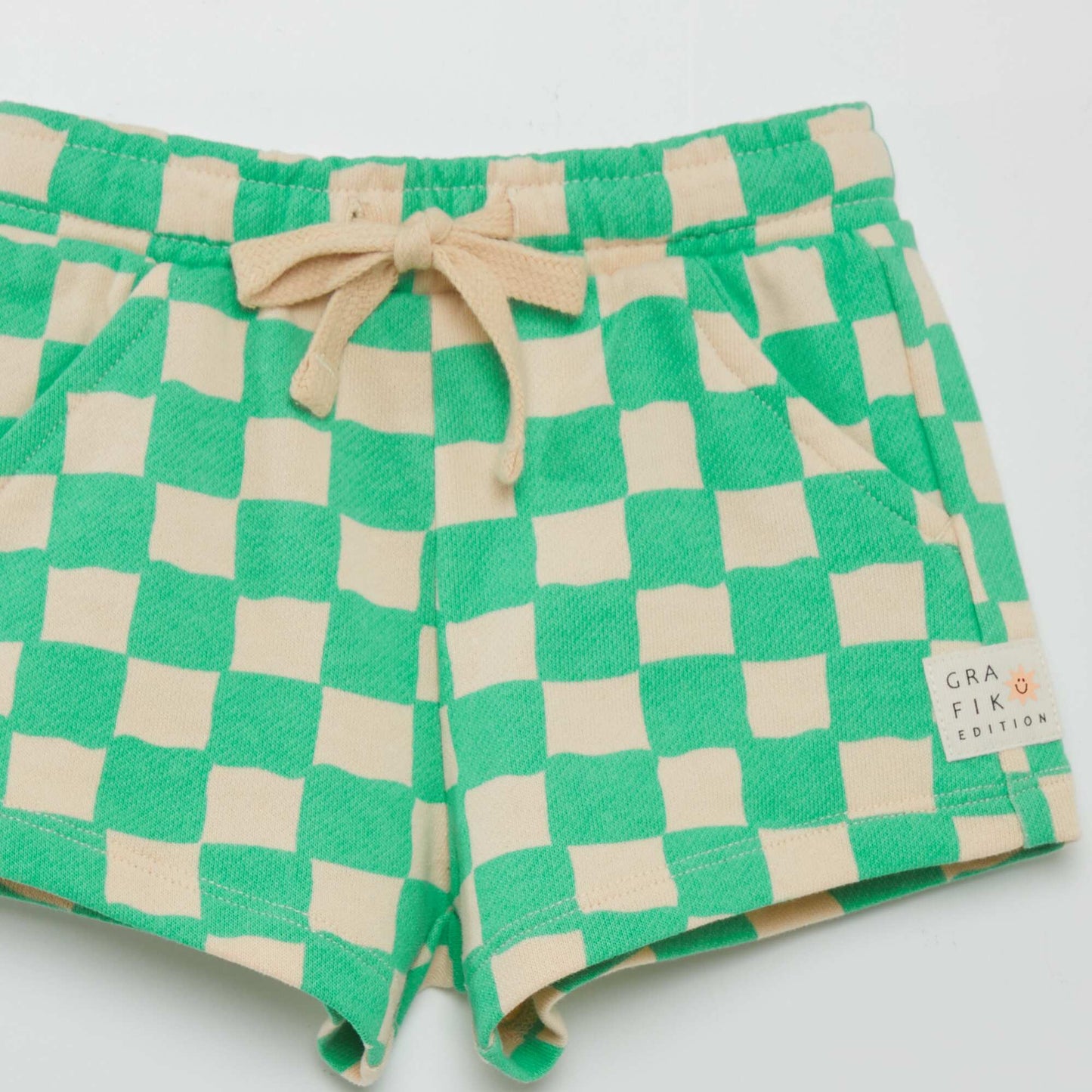 Sweatshirt fabric shorts - Grafik Edition GREEN