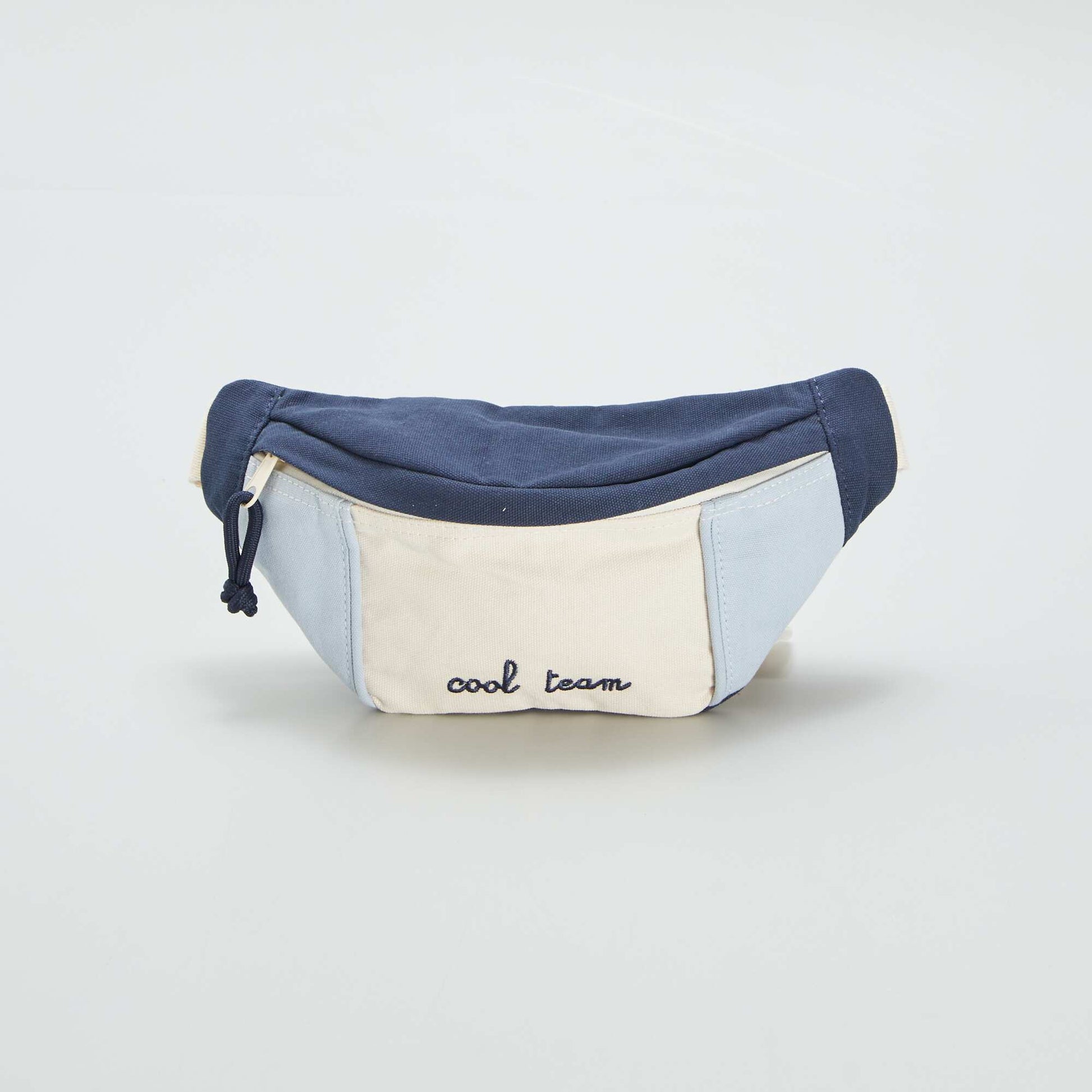 Colour block waist bag BLUE