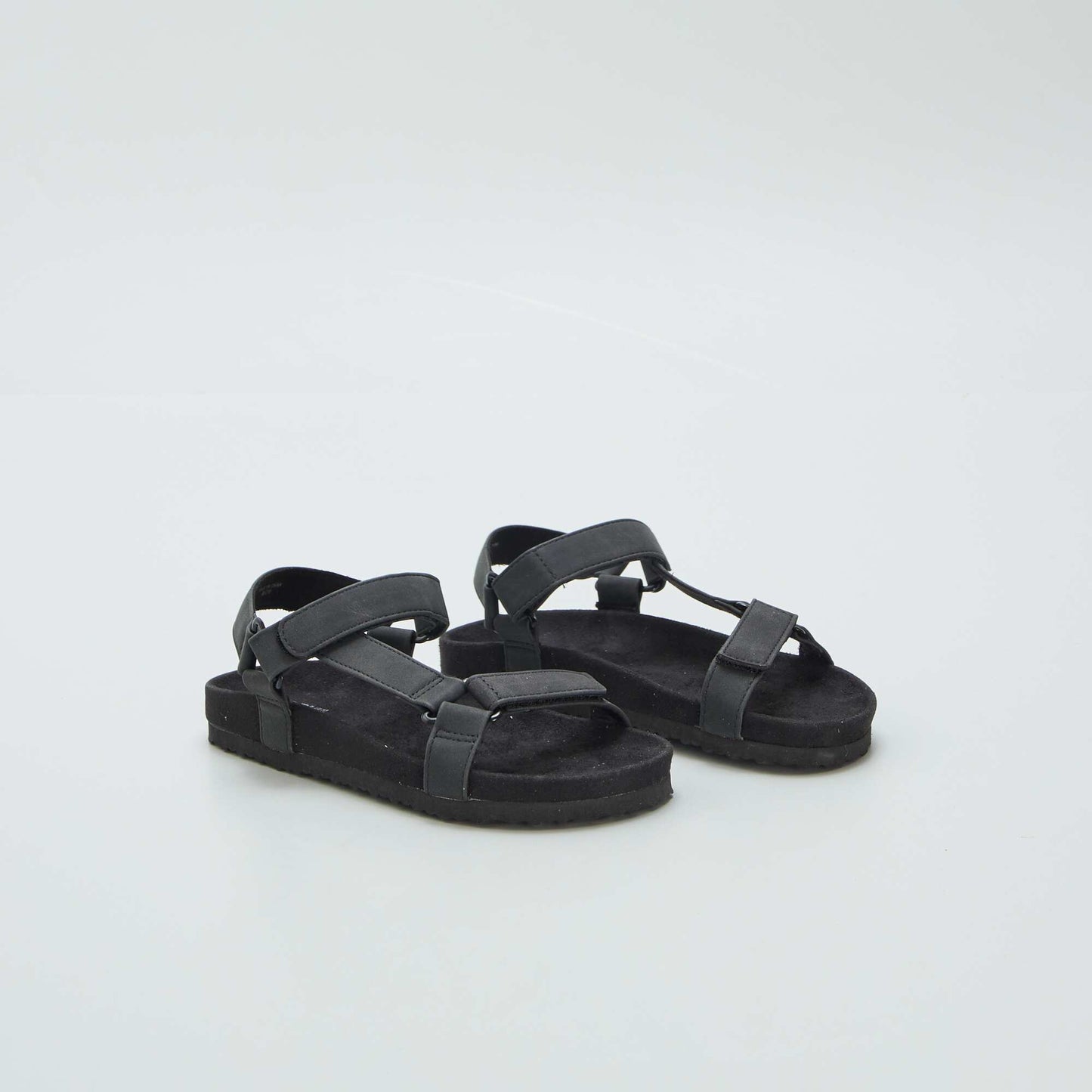 Trekking-style sandals BLACK