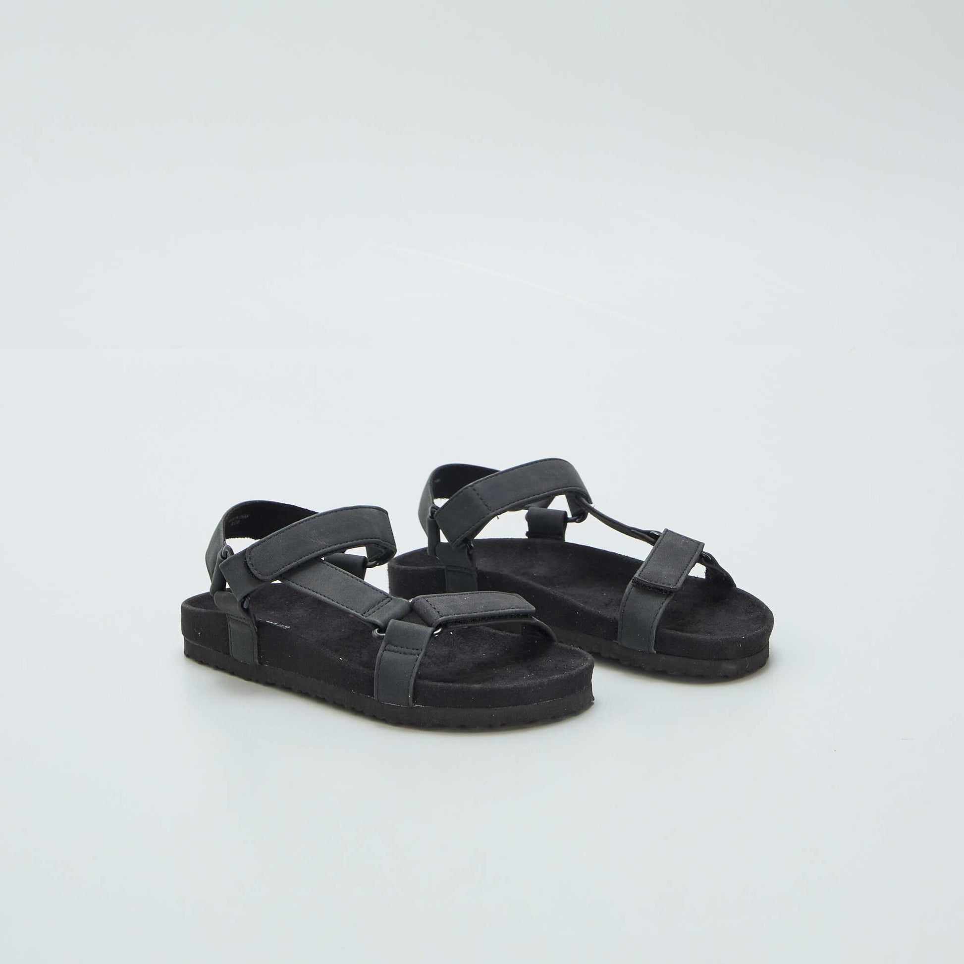 Trekking-style sandals BLACK