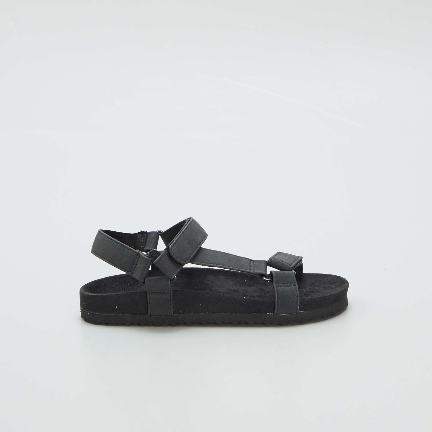 Trekking-style sandals BLACK