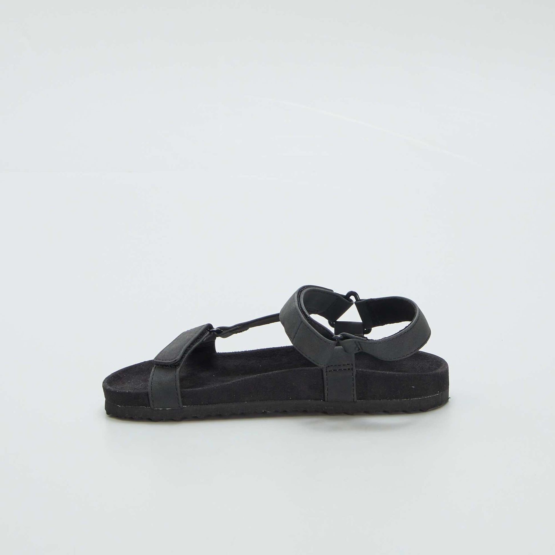 Trekking-style sandals BLACK
