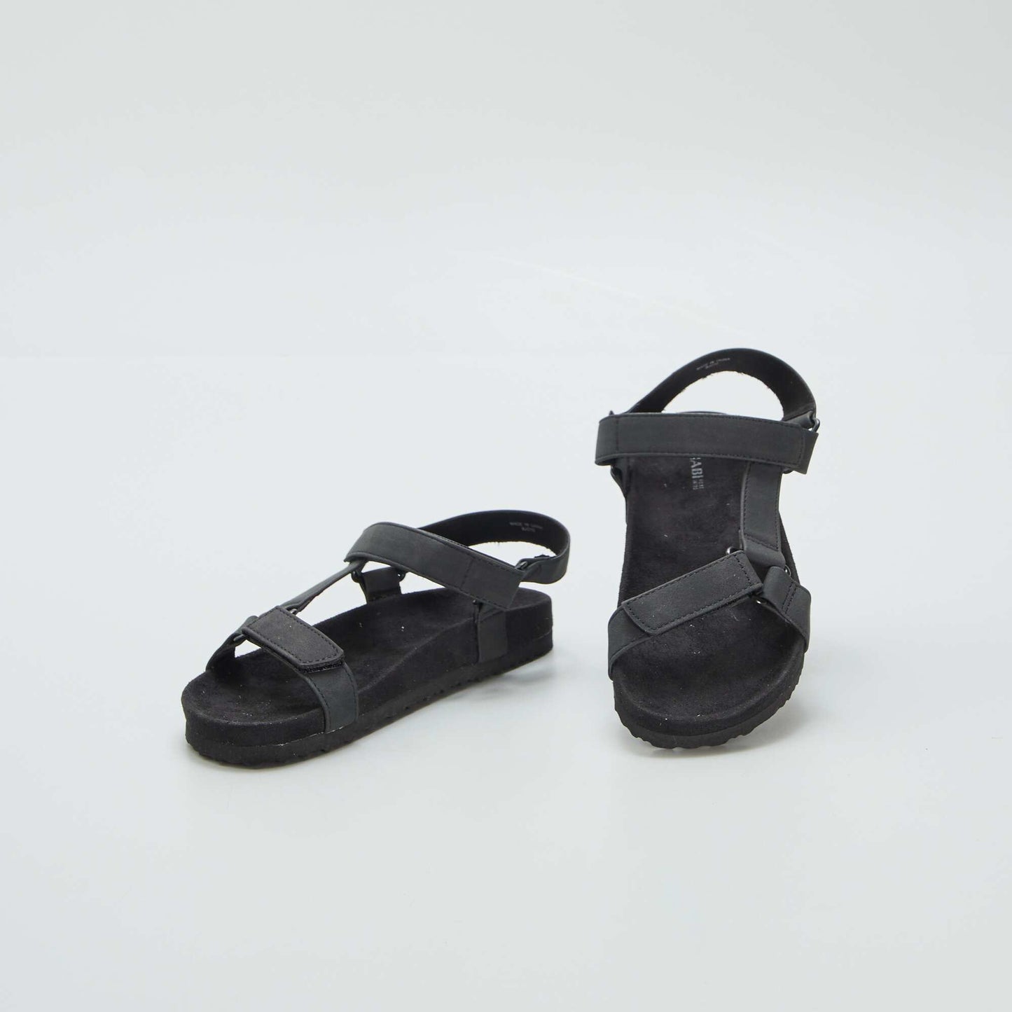 Trekking-style sandals BLACK