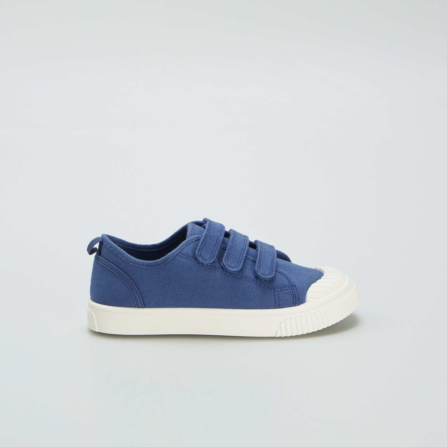 Low-top canvas trainers BLUE