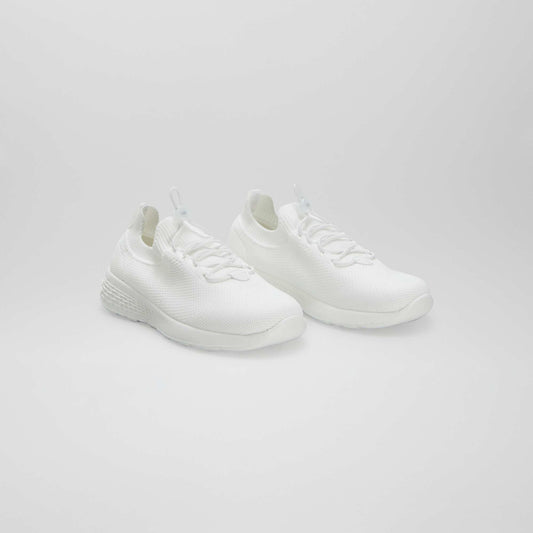 Running-style trainers WHITE