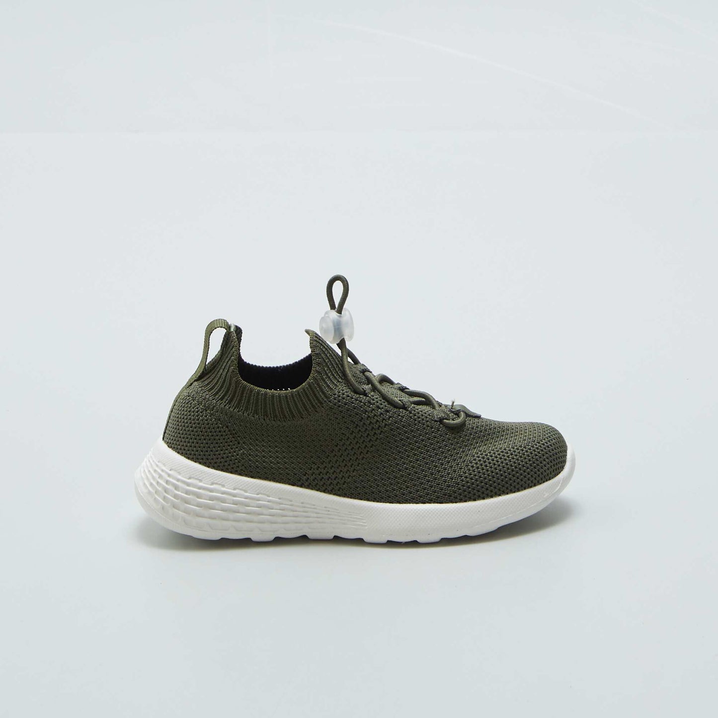 Running style mesh trainers KHAKI