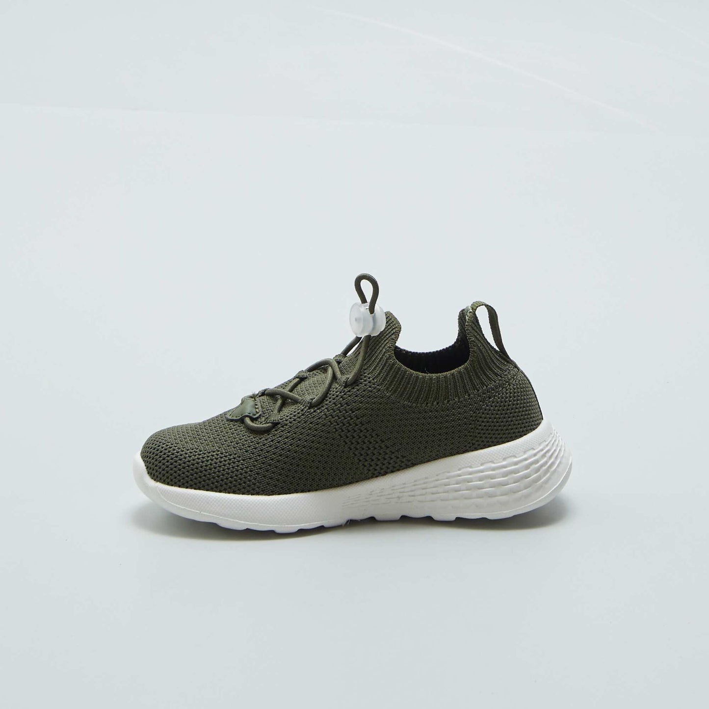 Running style mesh trainers KHAKI