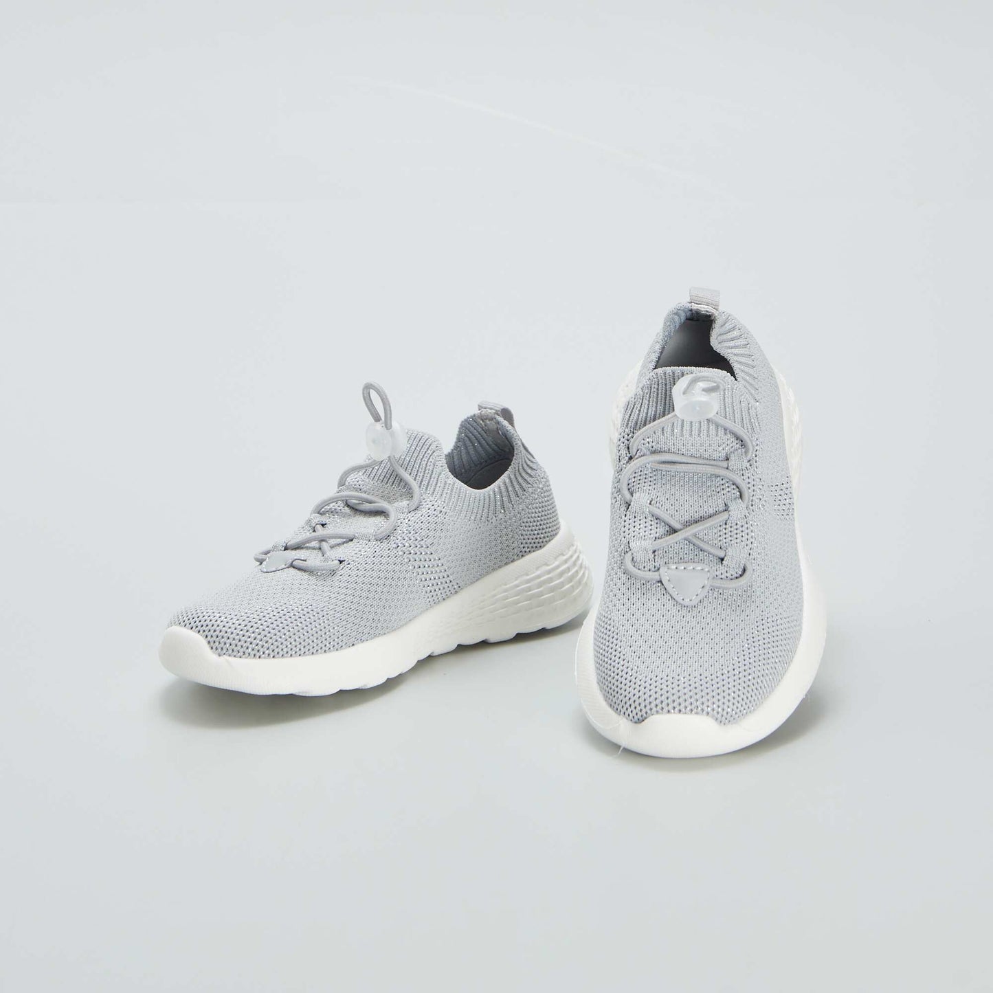 Running style mesh trainers GREY