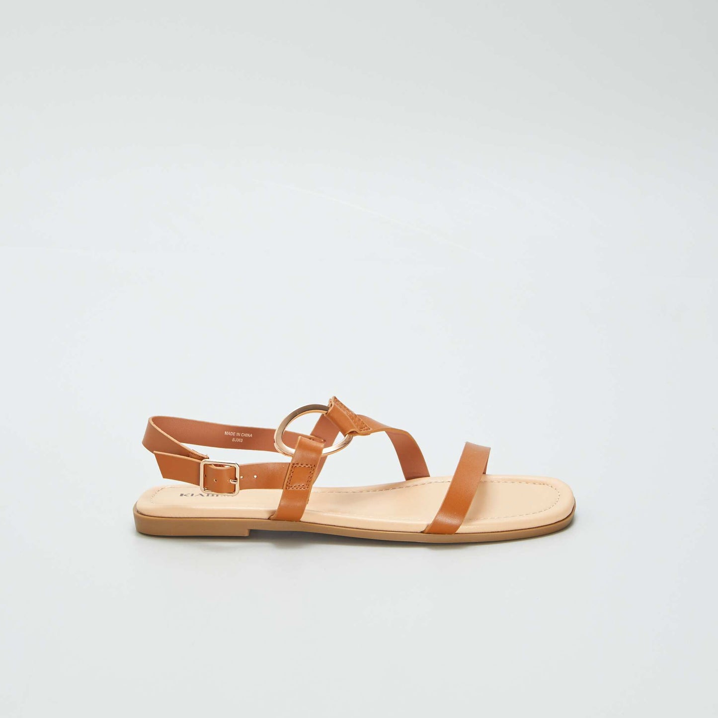 Sandals with stylish straps BROWN